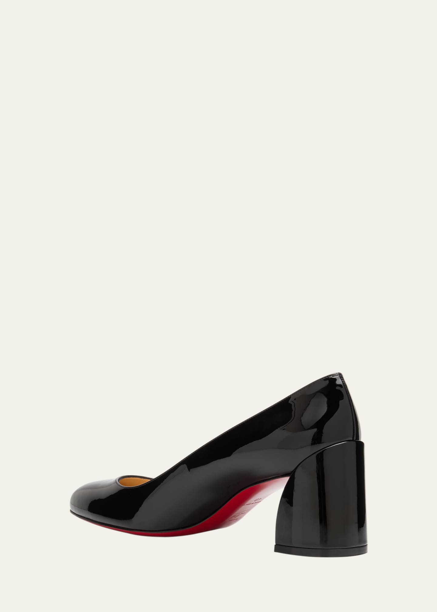 Christian Louboutin Miss Sab Patent Red Sole Pumps Image 2 of 4