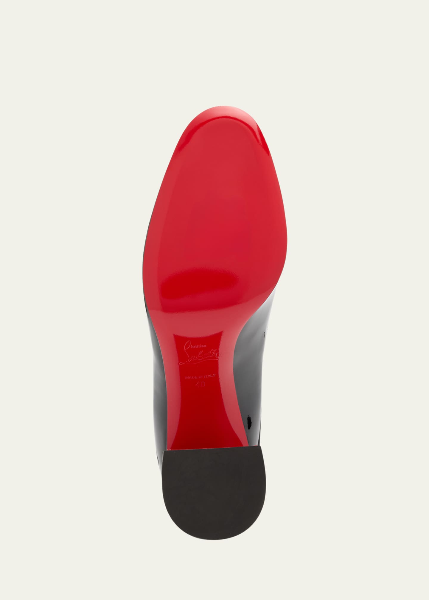 Louboutin patent red sole 2025