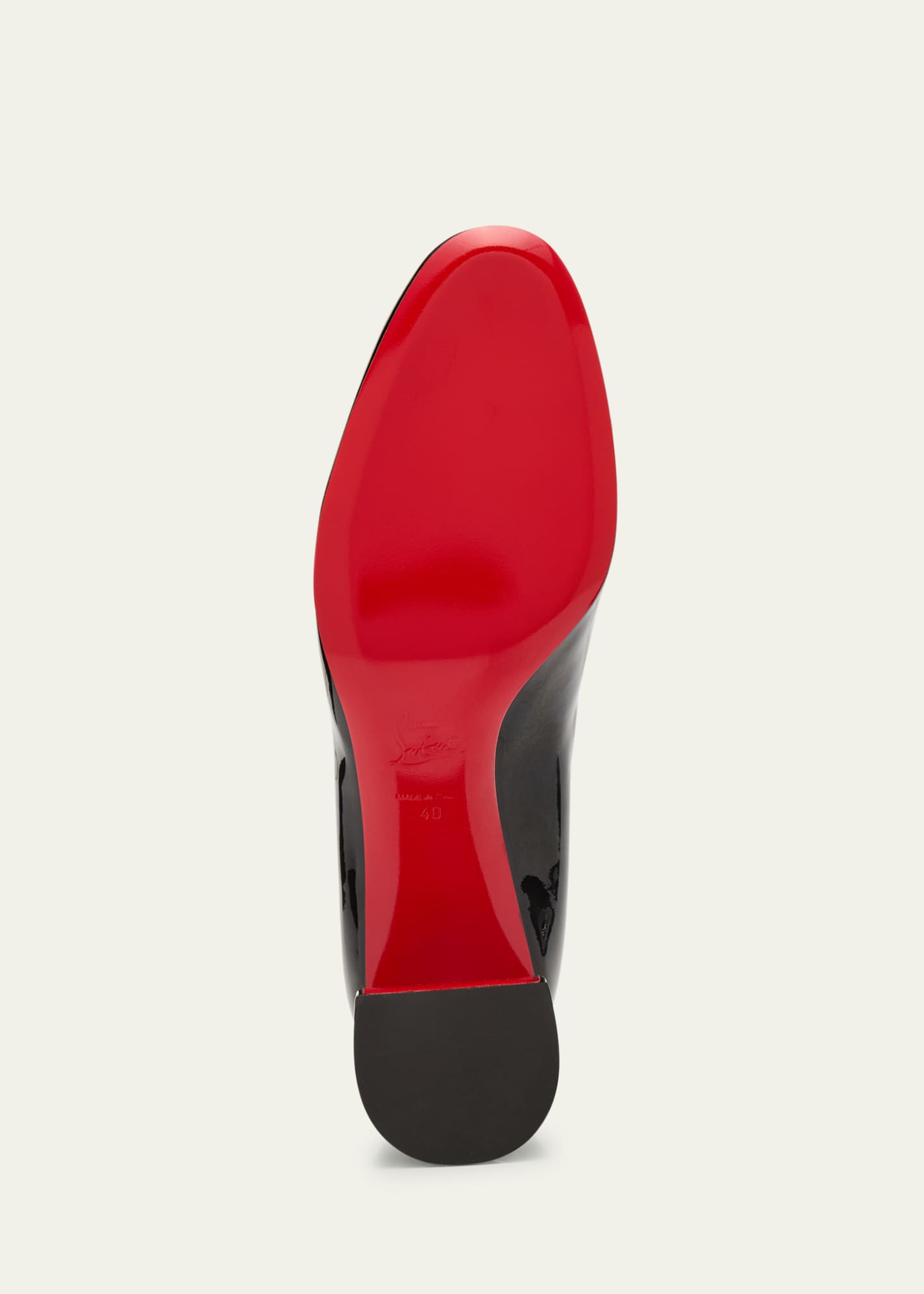 Christian Louboutin Miss Sab Patent Red Sole Pumps Image 7 of 8