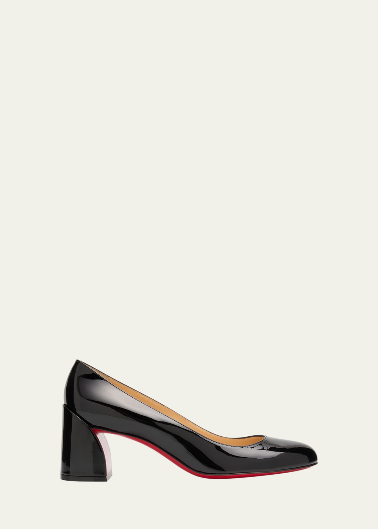 Christian Louboutin Miss Sab Patent Red Sole Pumps Image 1 of 4
