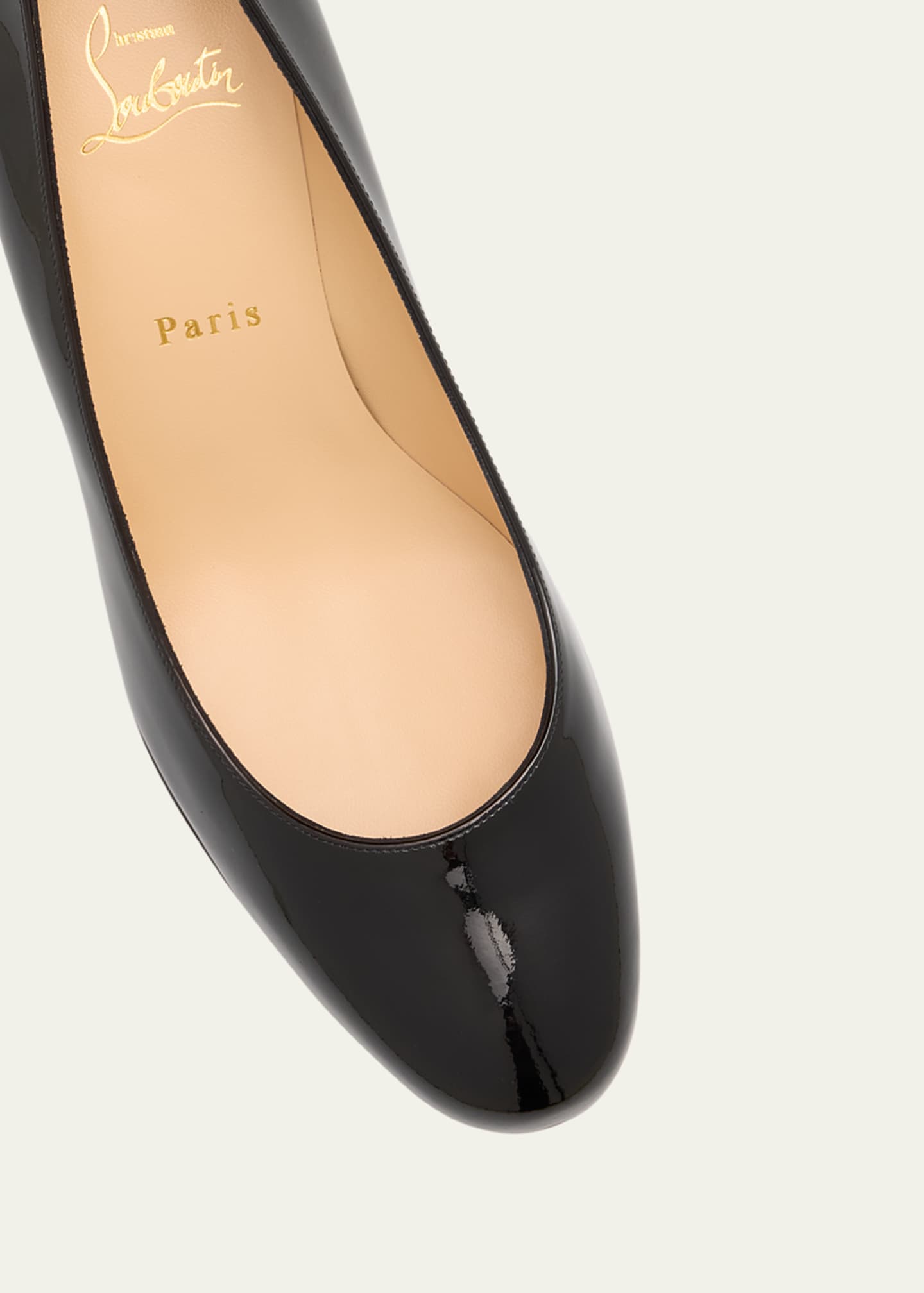 Christian Louboutin Miss Sab Patent Red Sole Pumps Image 3 of 4