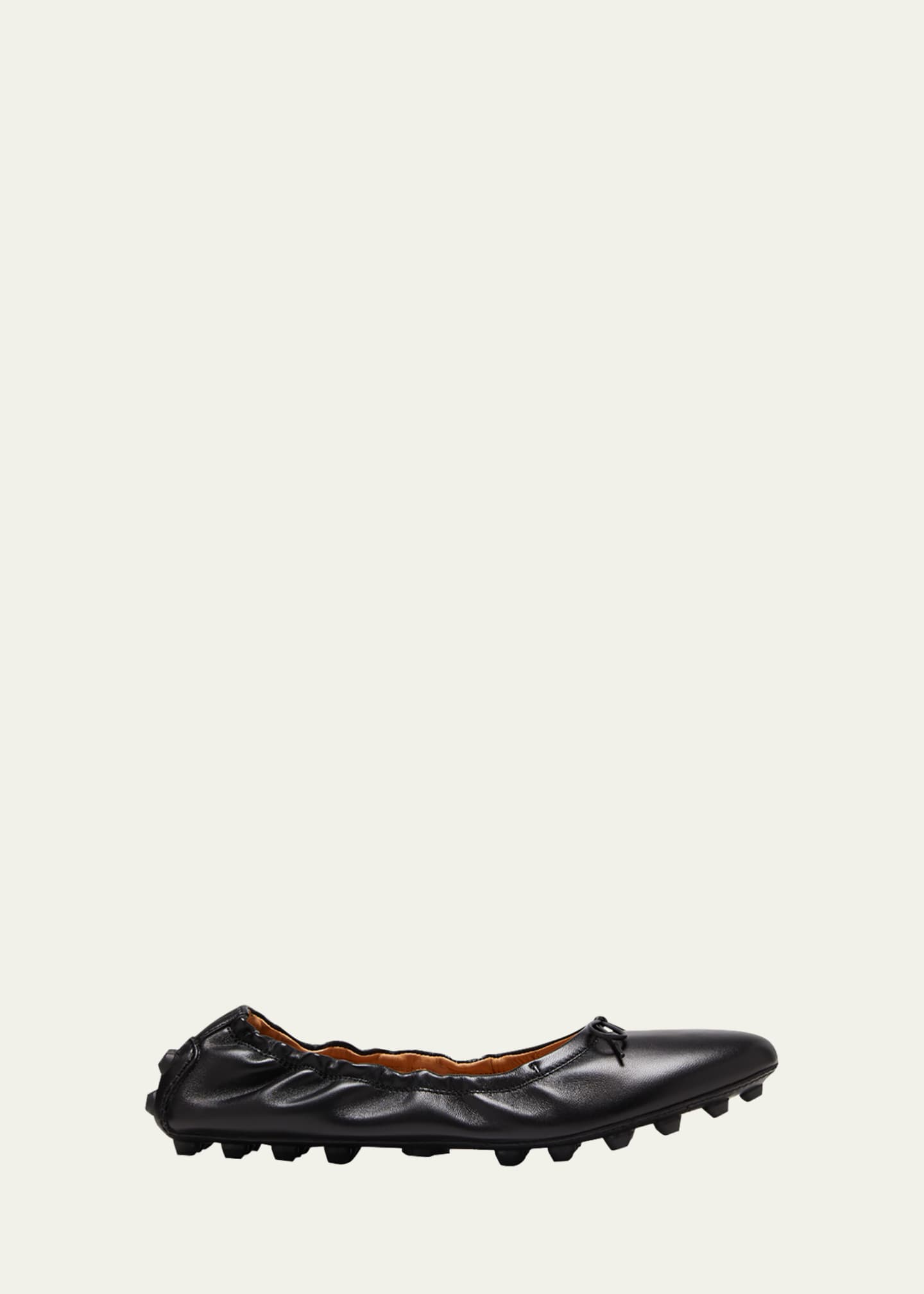 Tod's Gommini Leather Ballet Flats Image 1 of 5