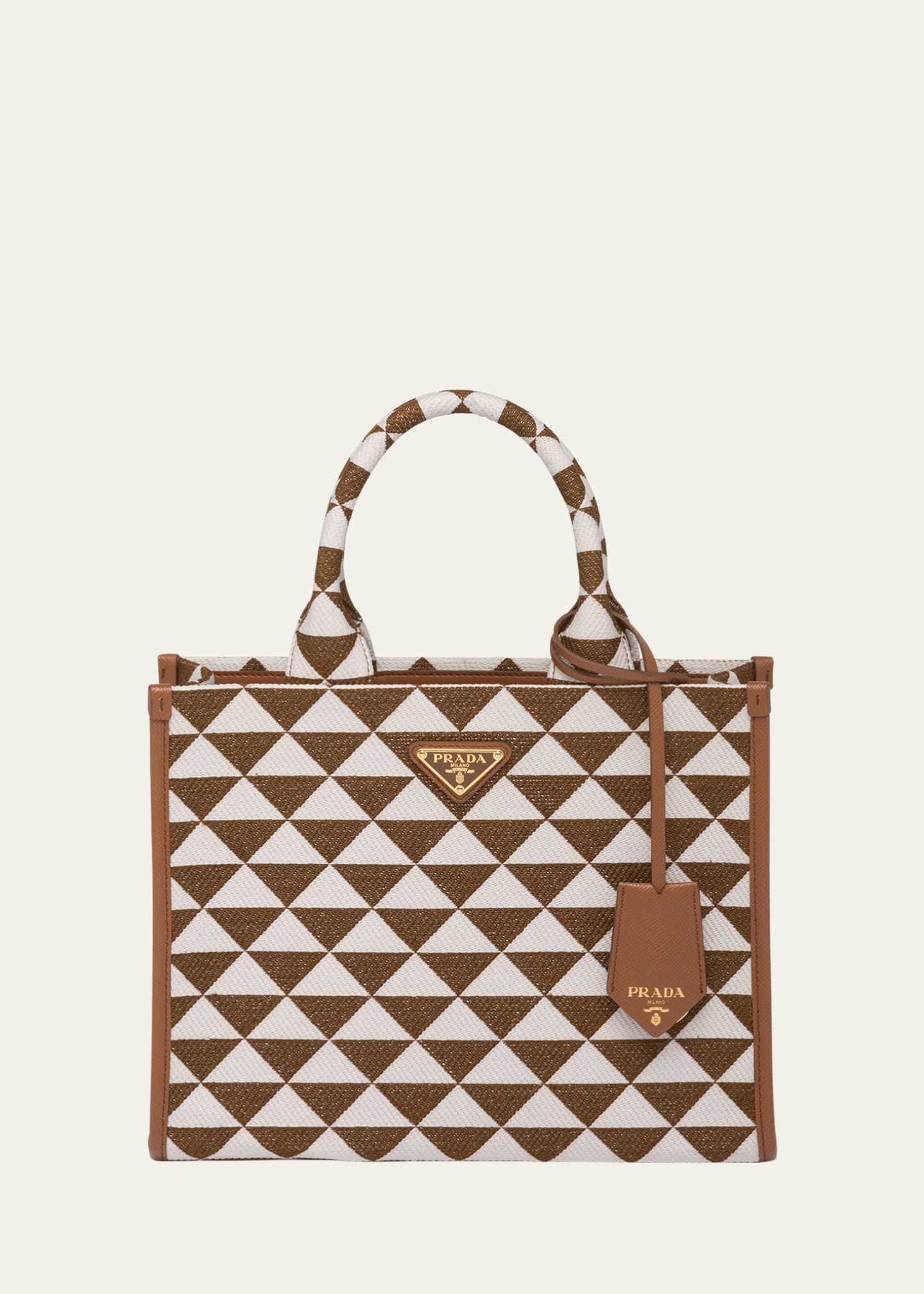 Prada Symbole Small Box Tote Bag