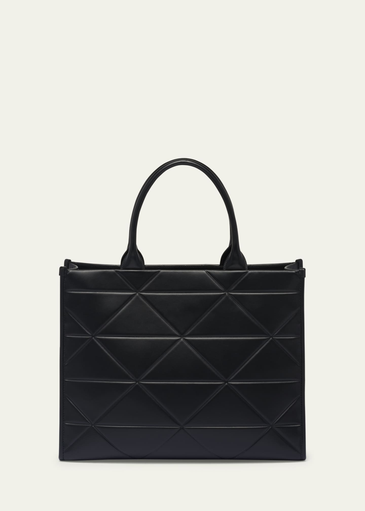 【PRADA】TOTE BAG Prada Large Leather Tote Bag with Zipper Closure | Saks