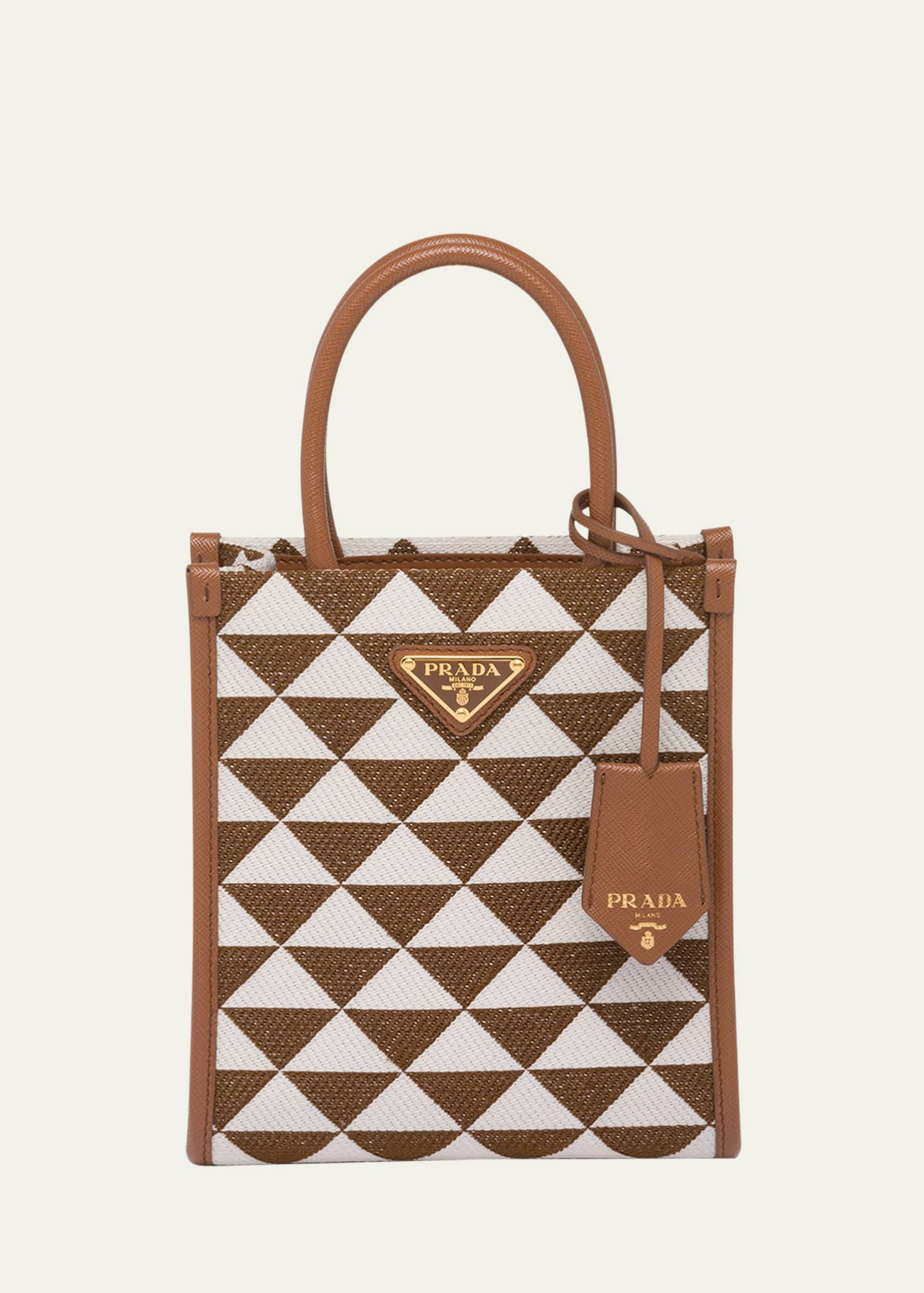 Prada Symbole Mini Box Tote Bag Bergdorf Goodman
