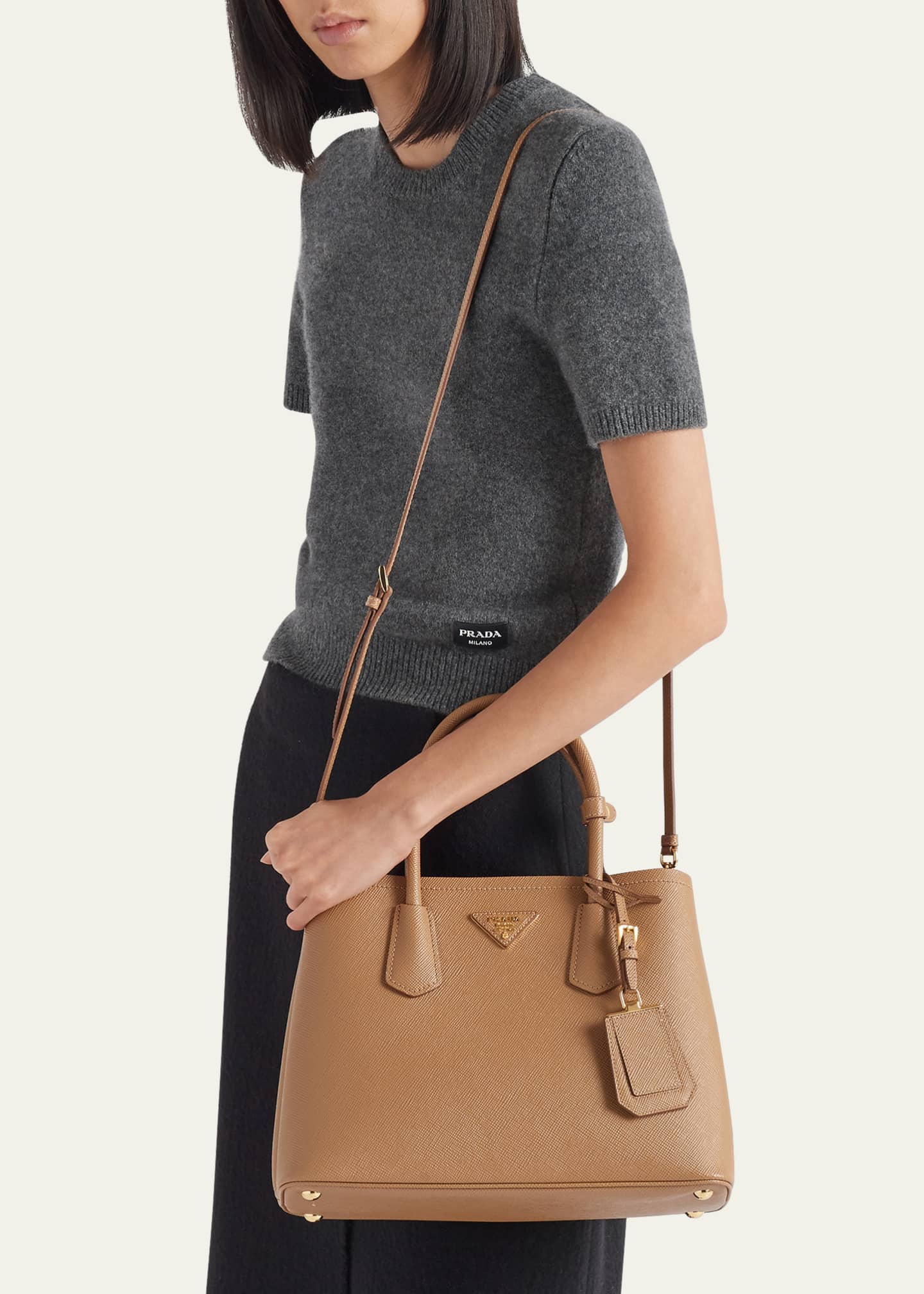 Prada bag top handle best sale
