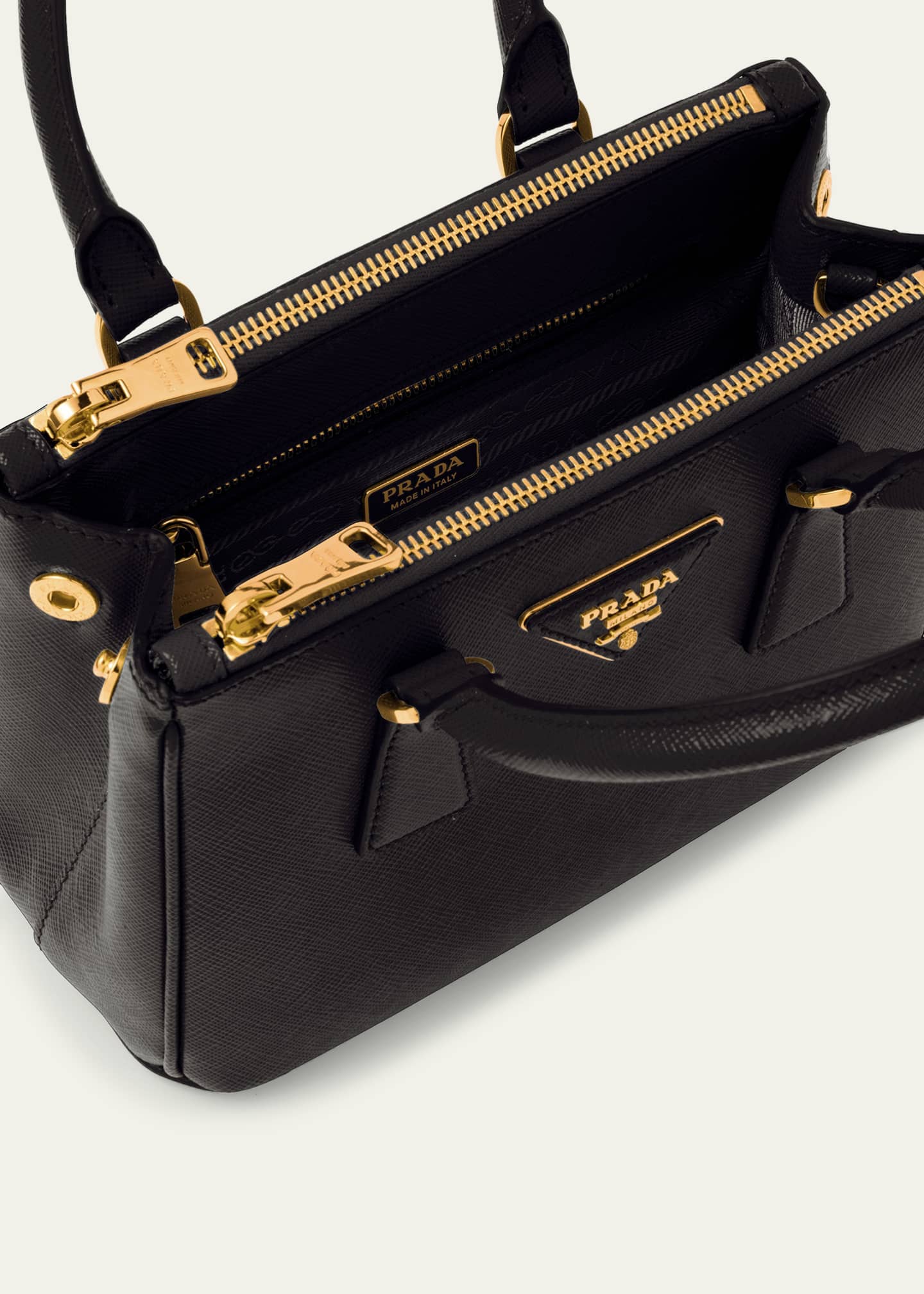 Prada mini top handle bag discount