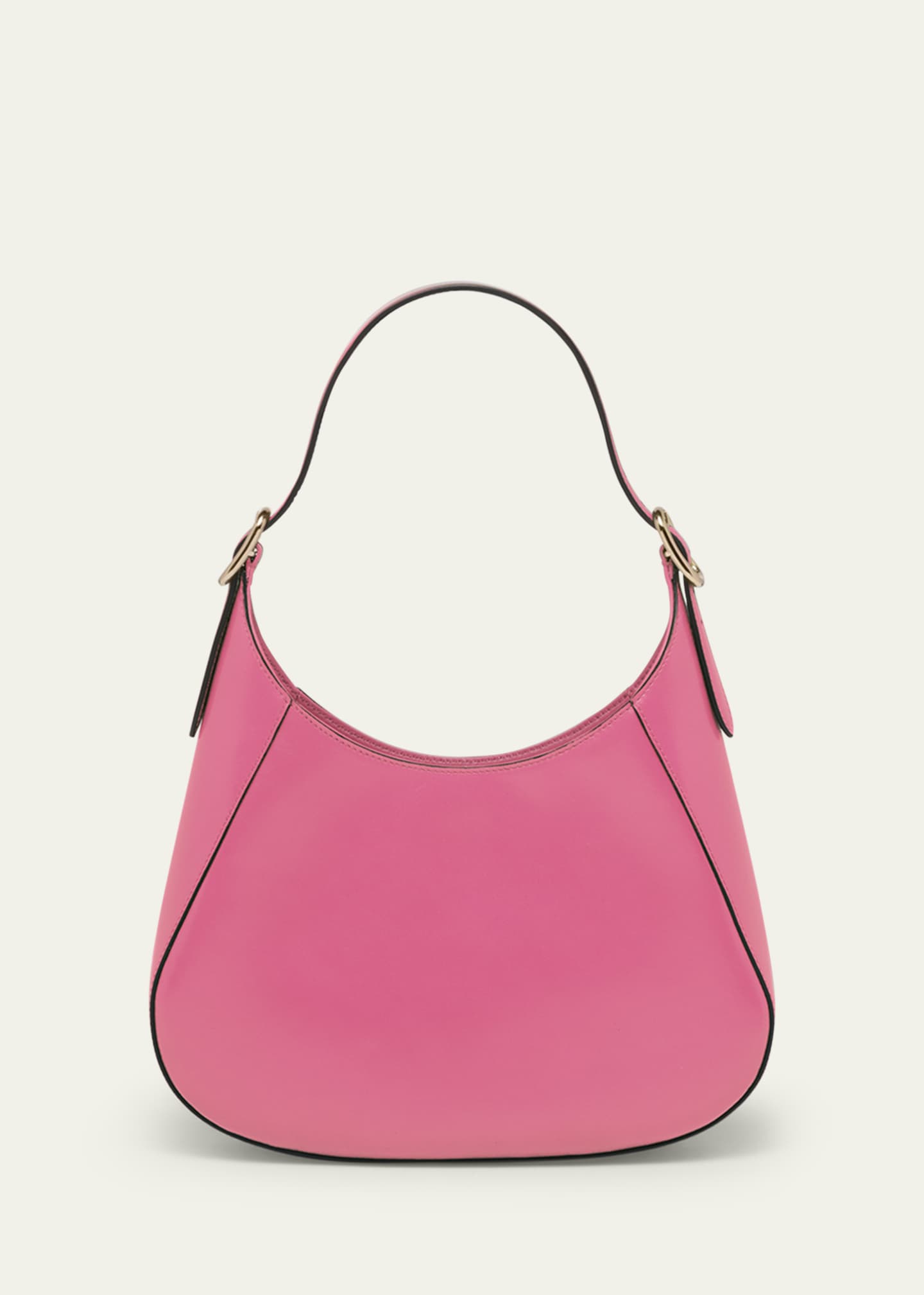 Prada Buckle Box Calf Leather Hobo Bag - Bergdorf Goodman