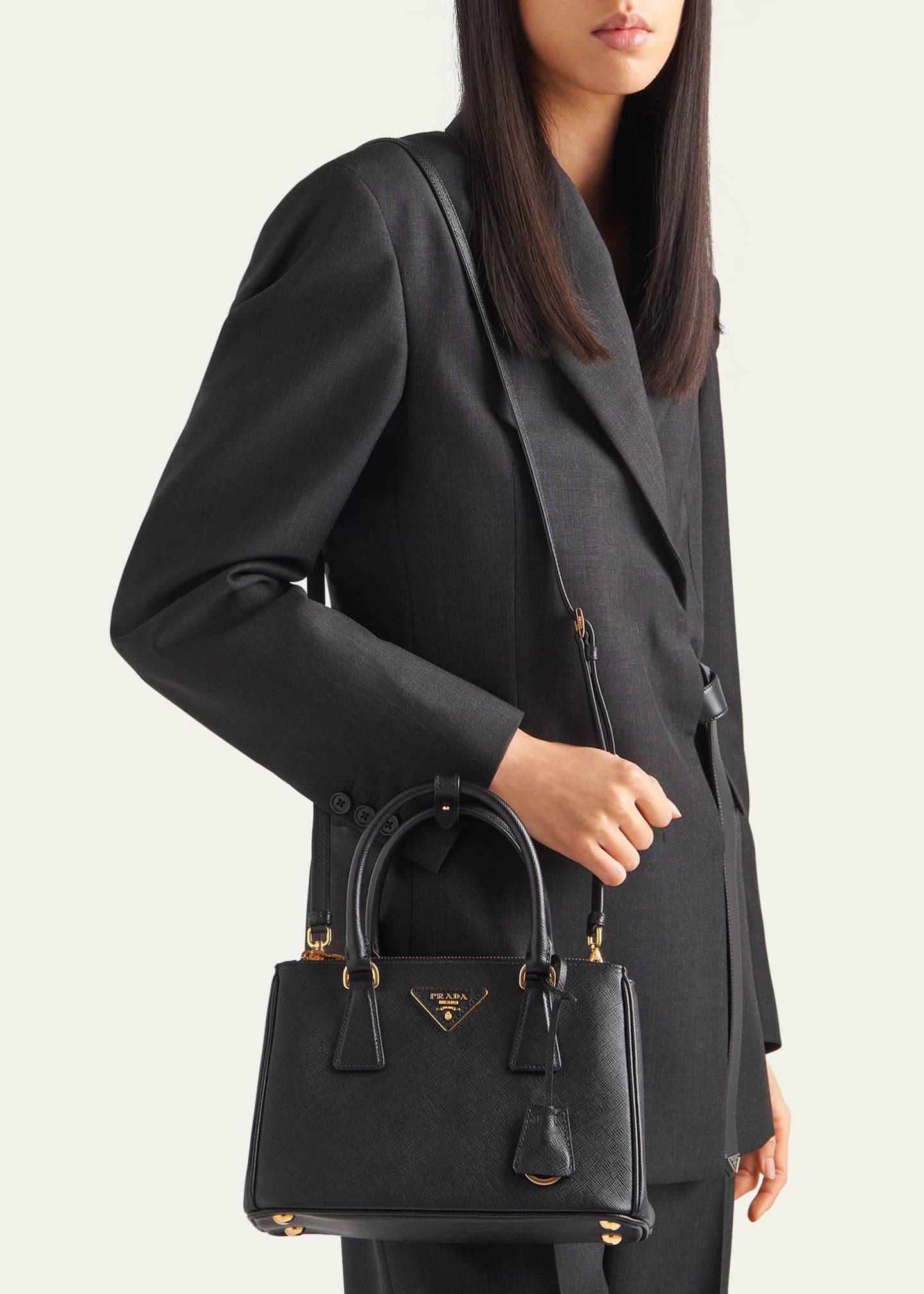 Galleria Small Saffiano Top-Handle Bag