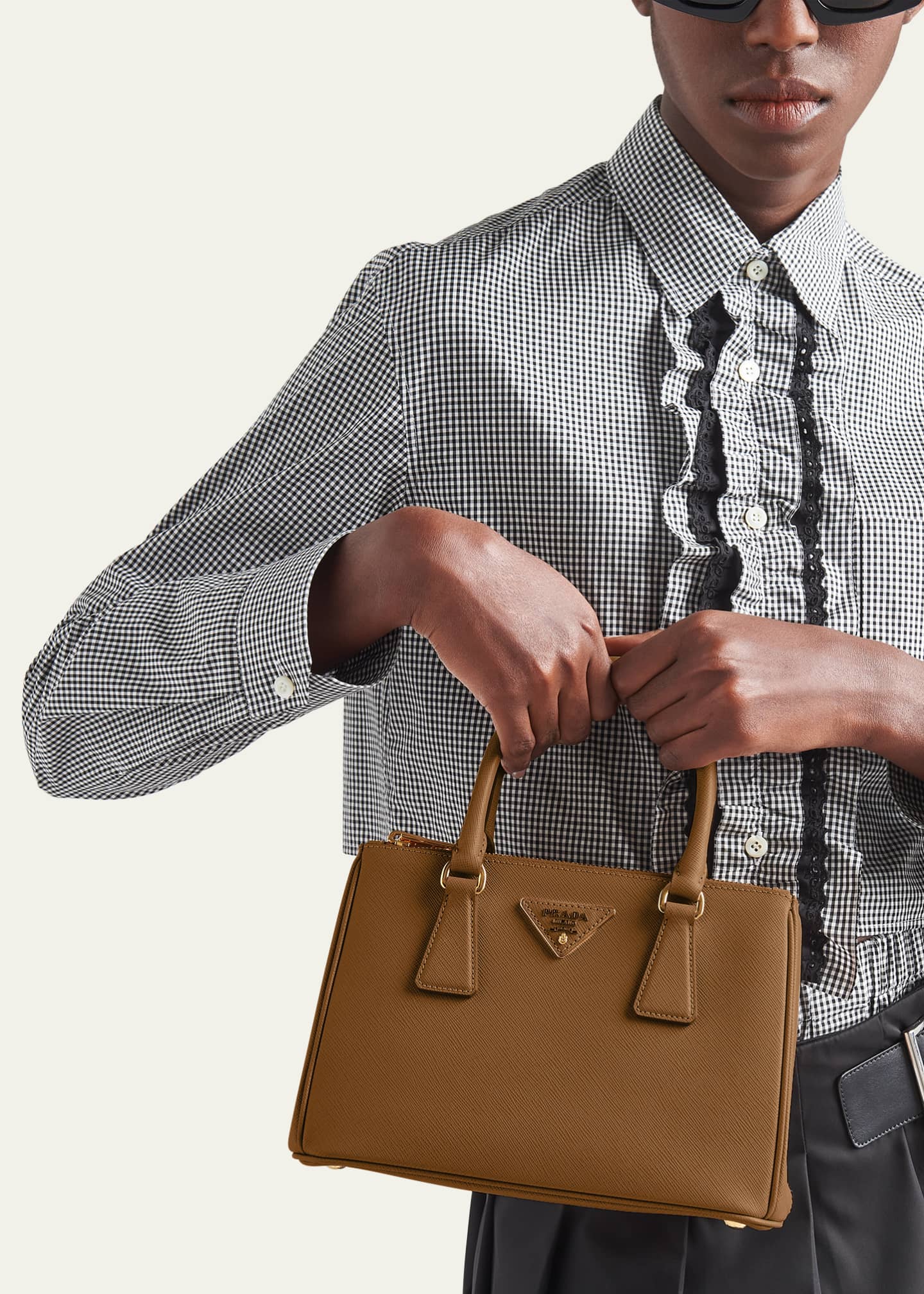 Prada Galleria Small Saffiano Top-Handle Bag Image 2 of 5