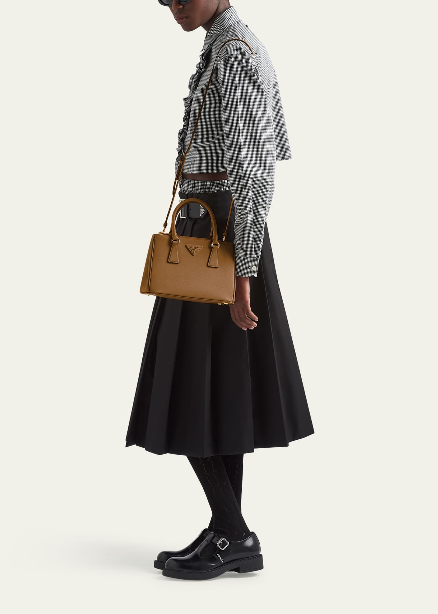 Prada Galleria Small Saffiano Top-Handle Bag Image 5 of 5