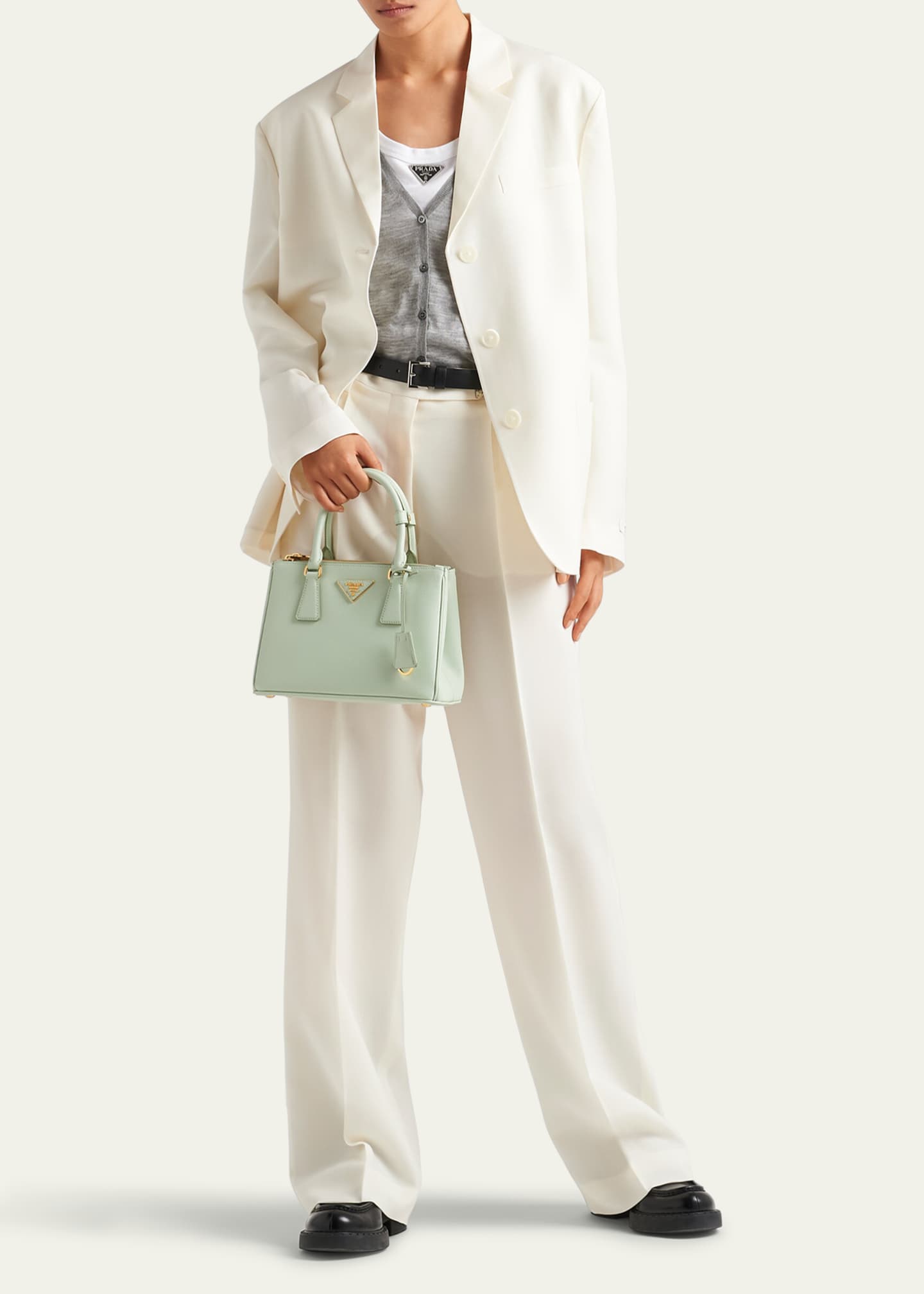 Prada Galleria Small Saffiano Top-Handle Bag Image 5 of 5