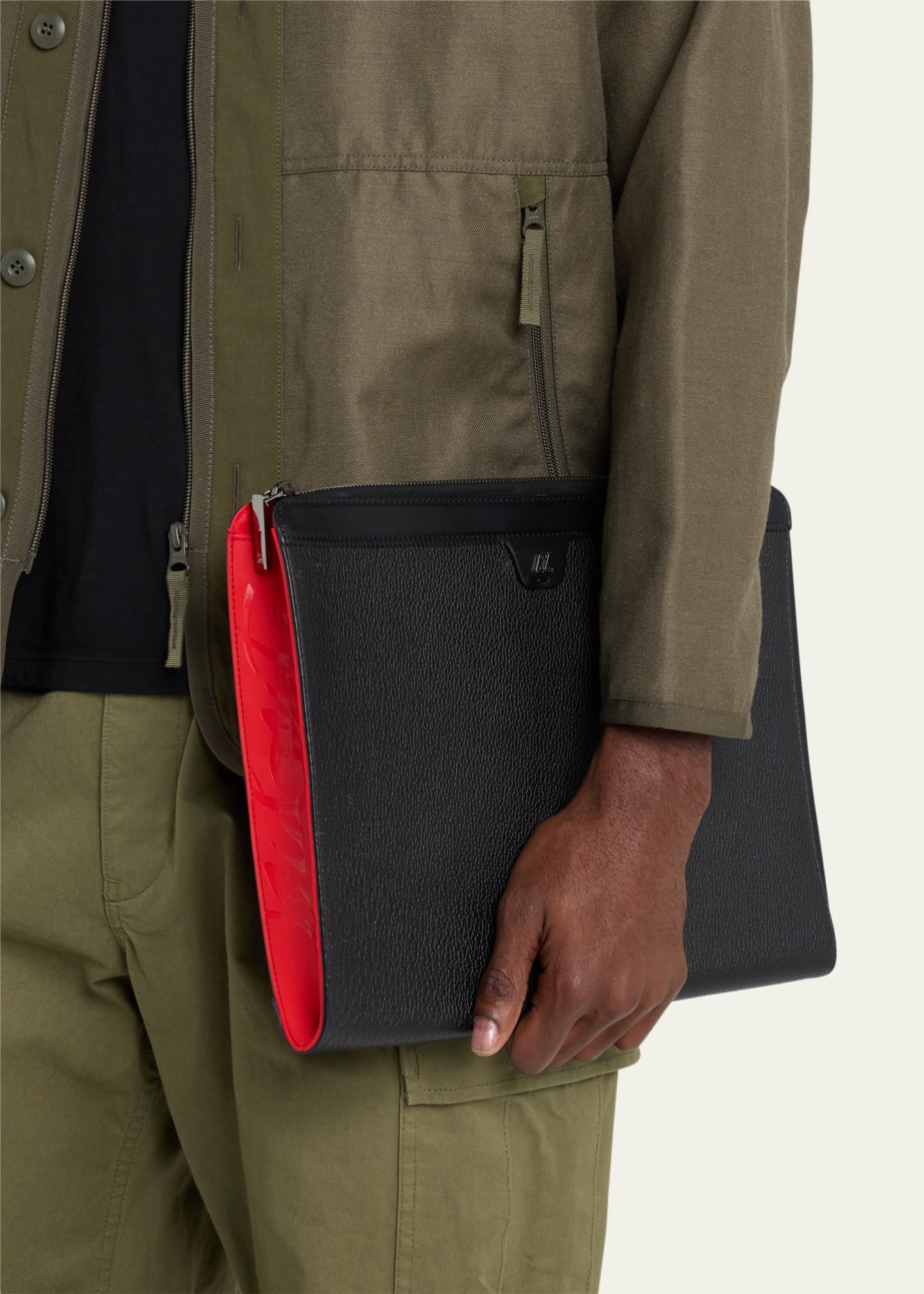 Christian Louboutin for Rui Leather Pouch