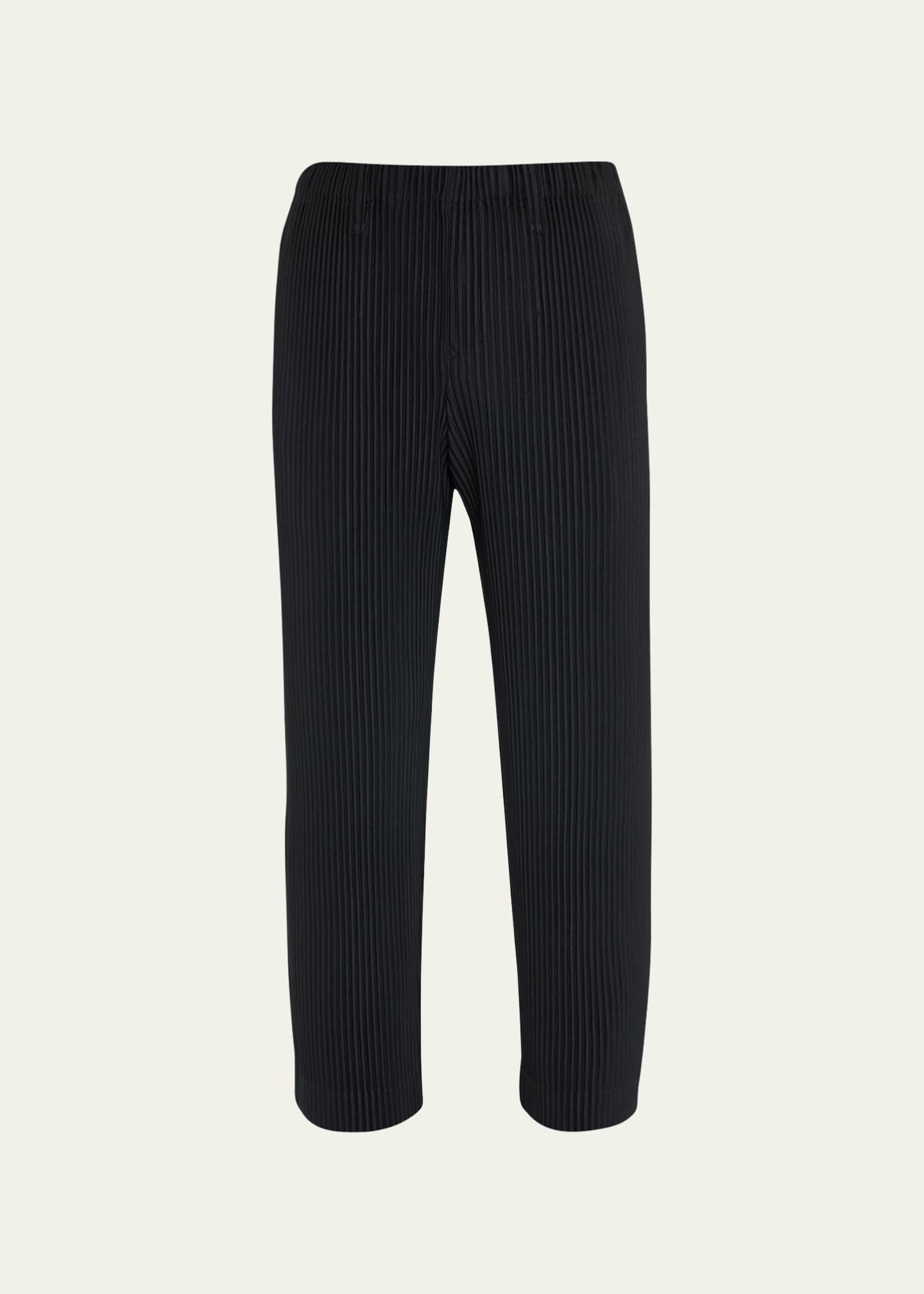 Homme Plisse Issey Miyake Men's Pleated Polyester Pants - Bergdorf Goodman