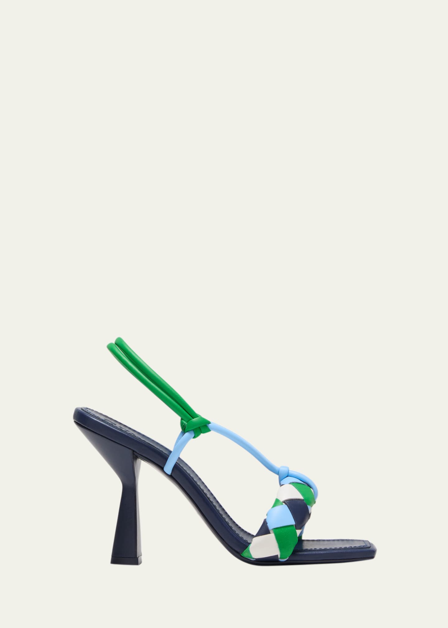Woven shop slingback sandals
