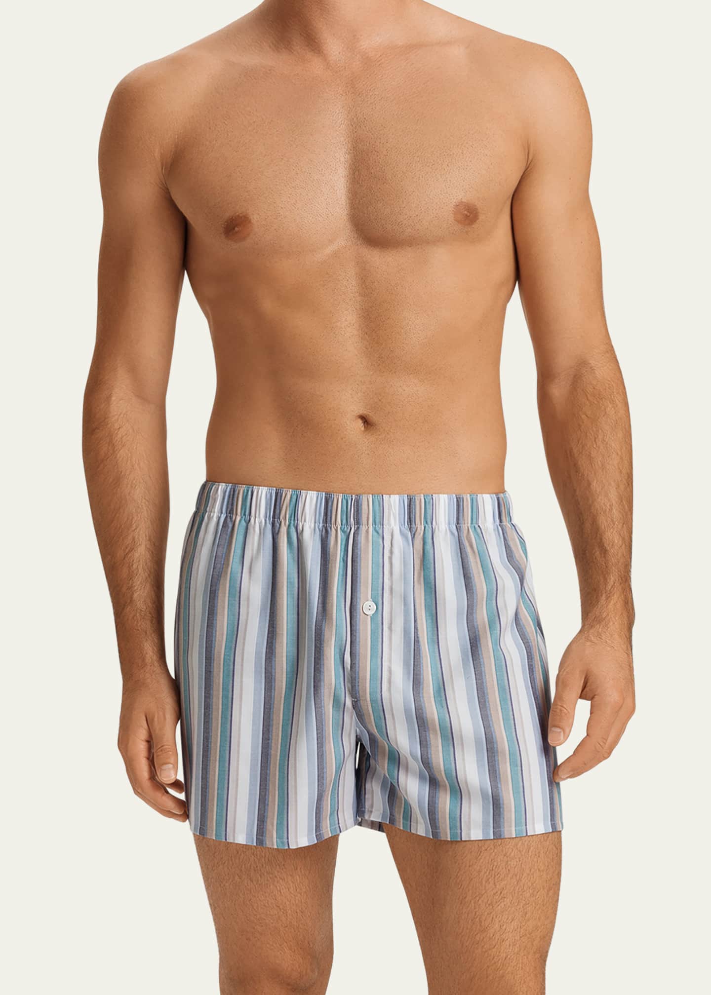 Hanro Men's Multi-Stripe Boxers Image 2 of 3
