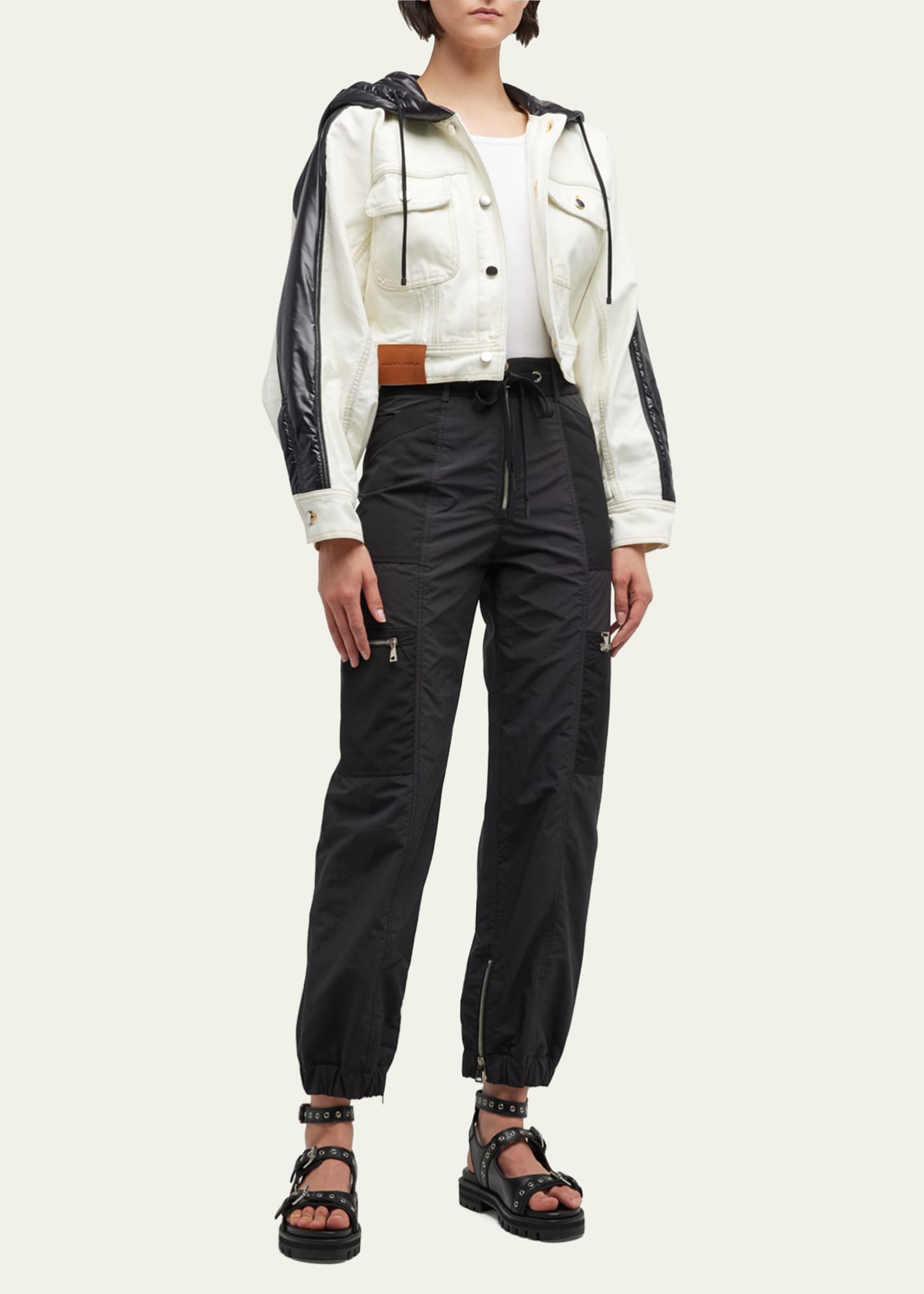 Moncler denim cheap jacket