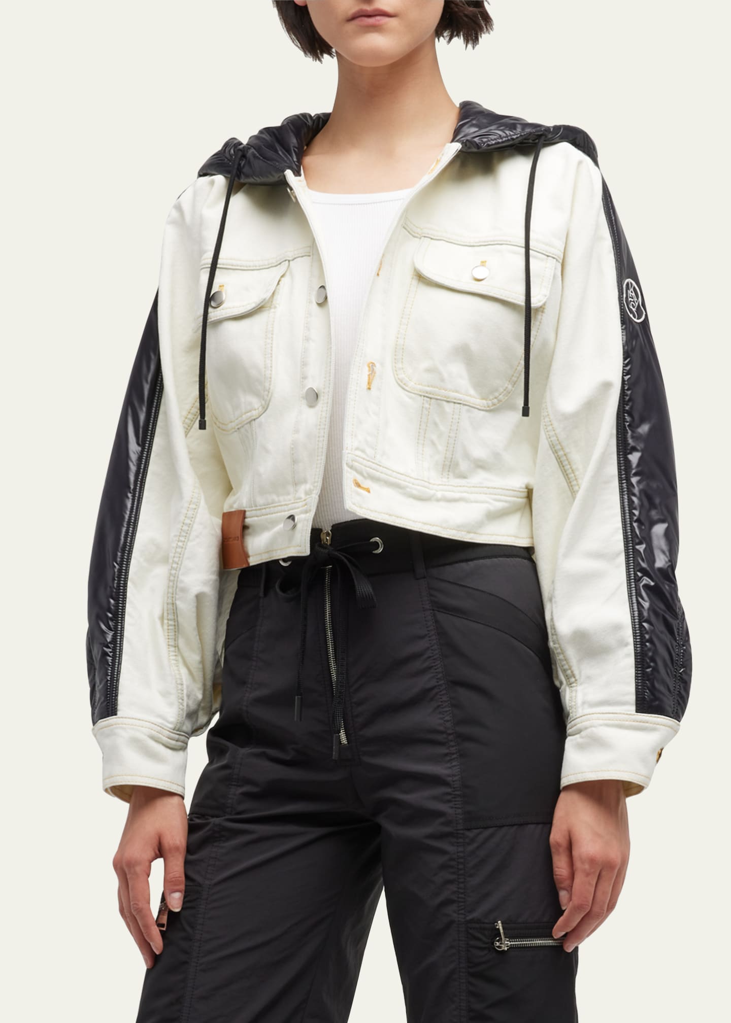 Moncler jean cheap jacket