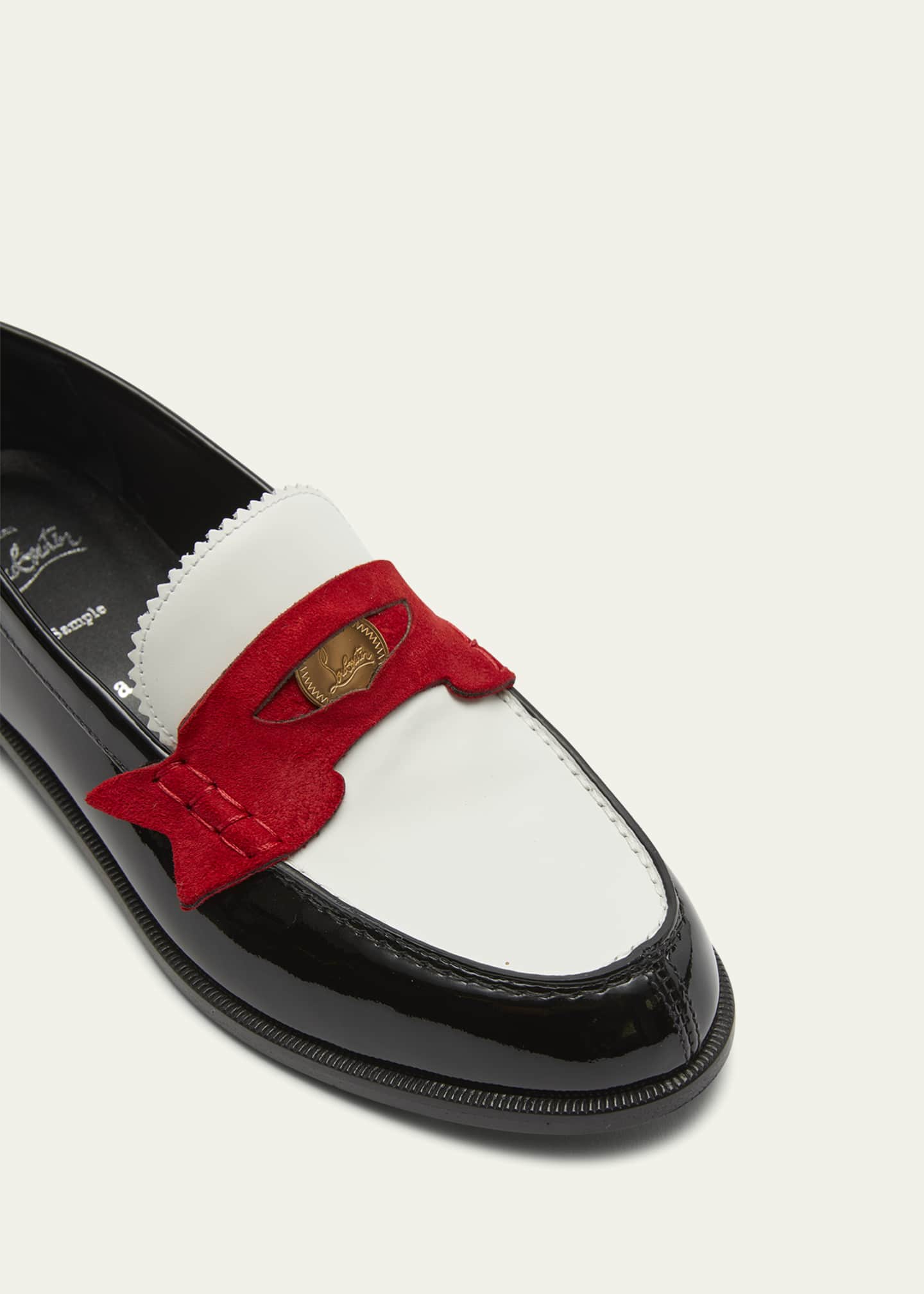 Loafers with red bottoms shop