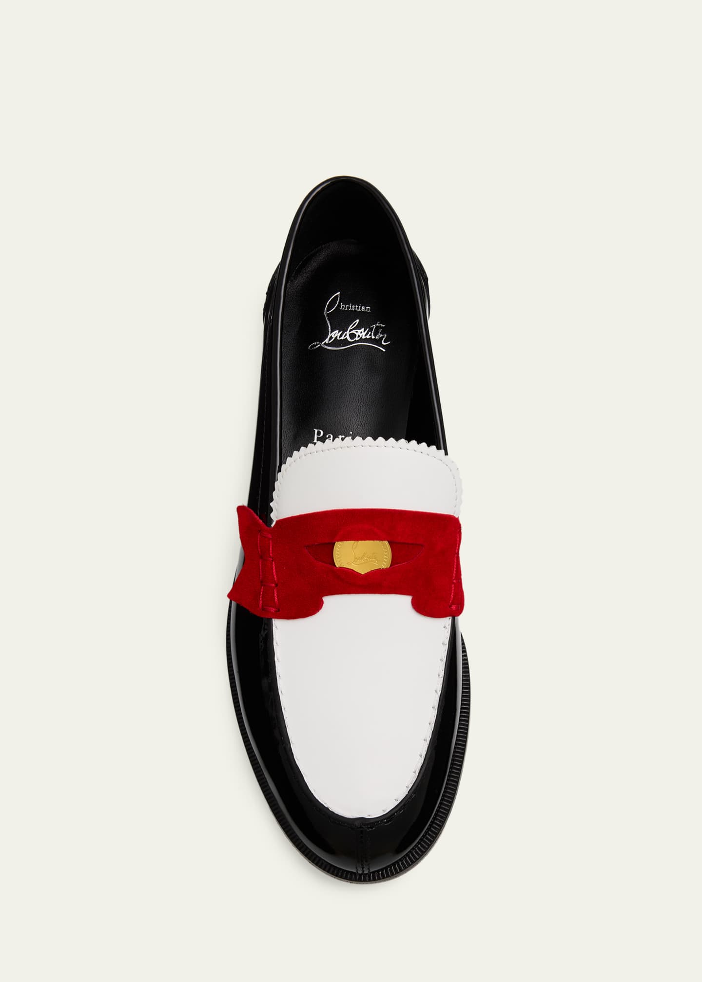 Christian Louboutin Donna Patent Penny Loafers - Bergdorf Goodman
