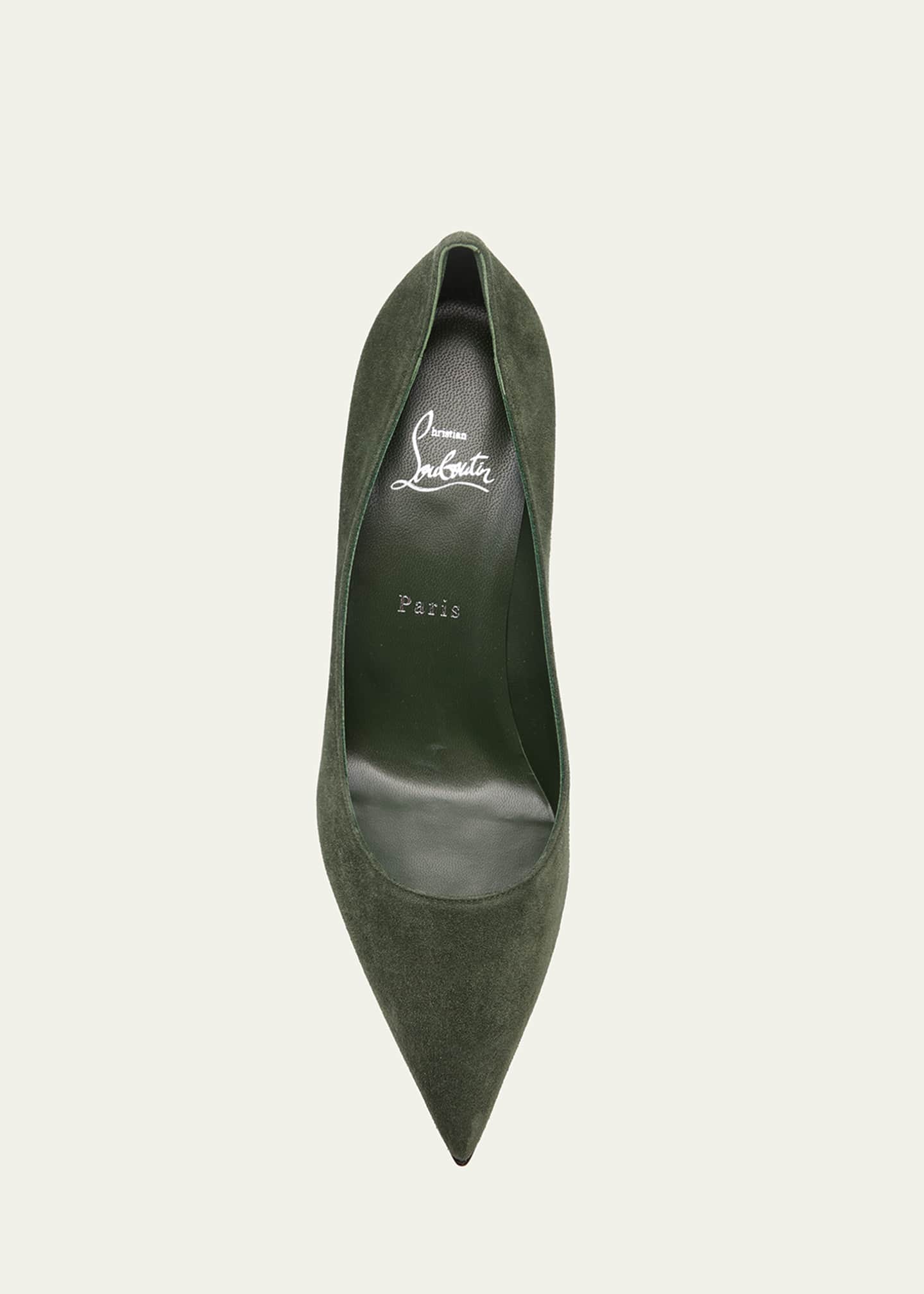 Christian Louboutin Condora Suede Red Sole Pumps Image 6 of 7