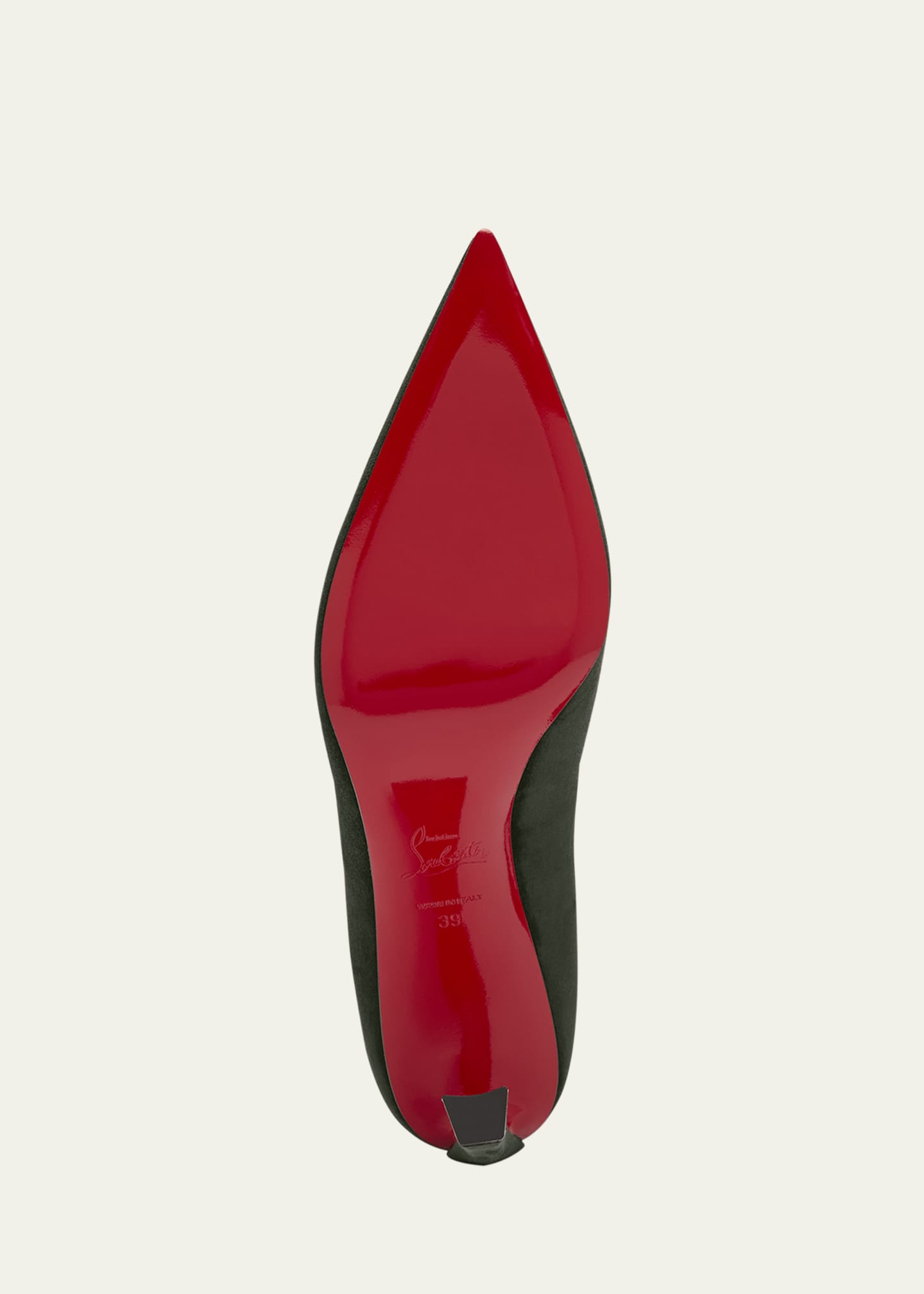 Christian Louboutin Condora Suede Red Sole Pumps Image 7 of 7