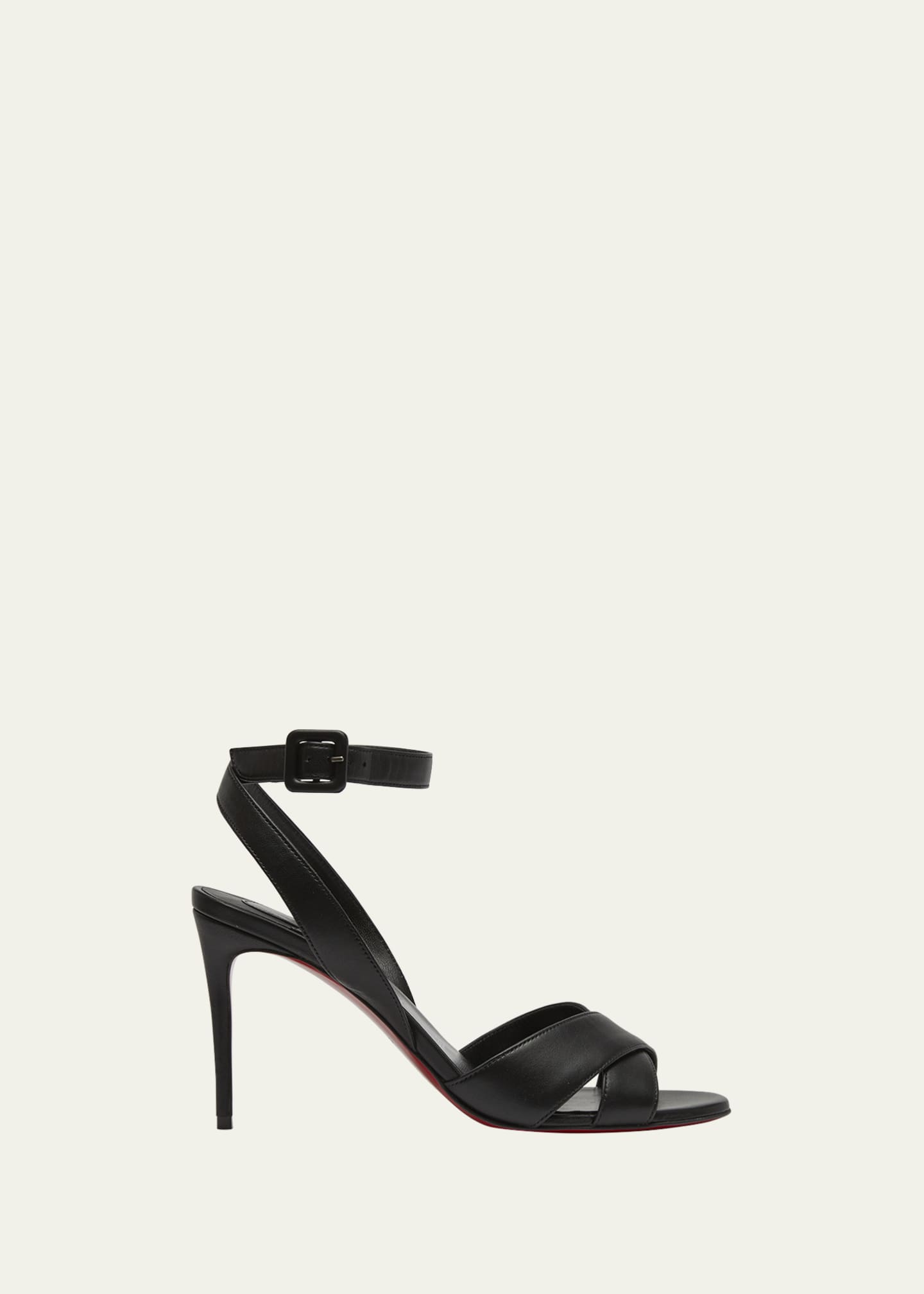 Christian Louboutin Mariza Crisscross Red Sole Sandals - Bergdorf Goodman