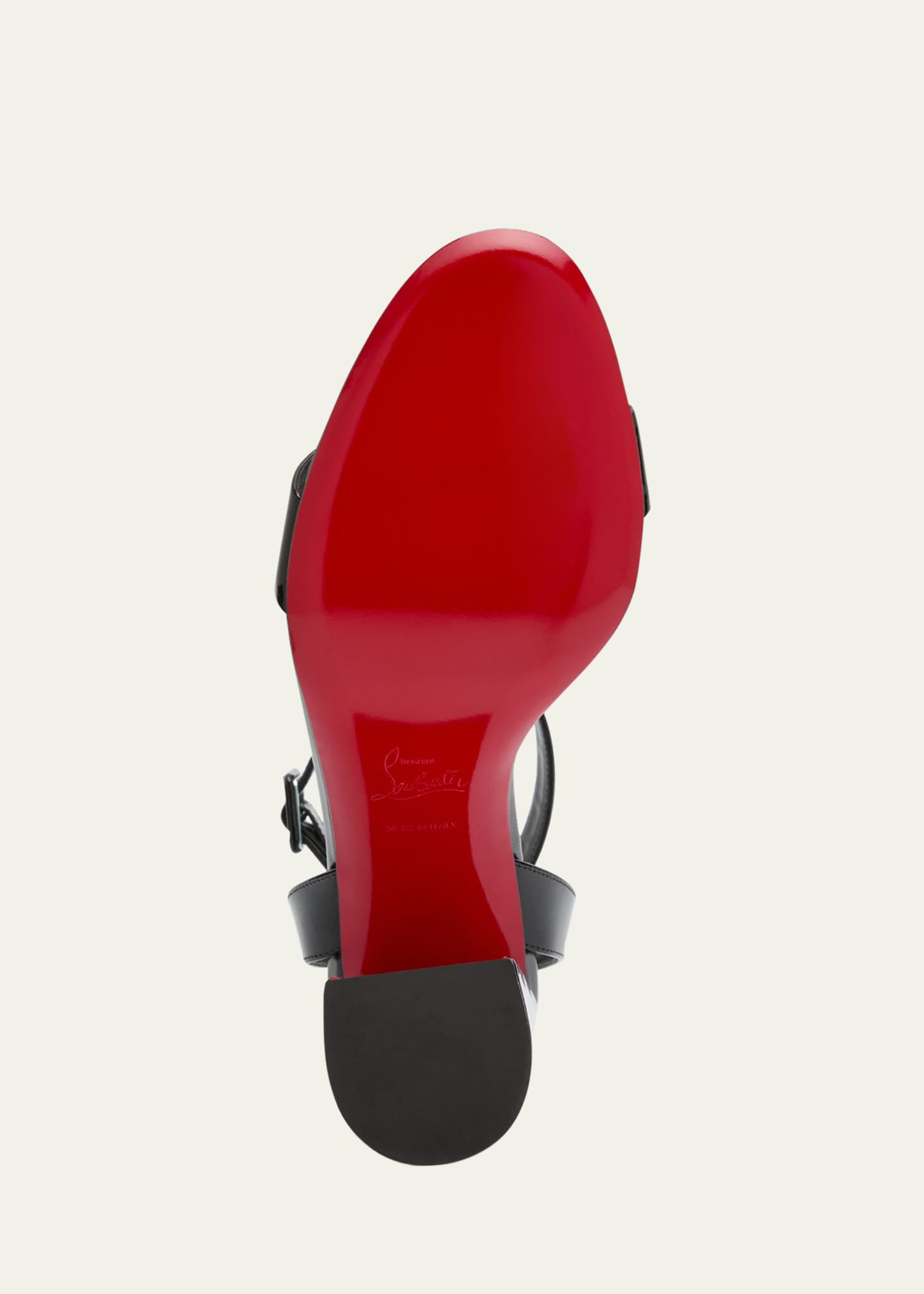 Christian Louboutin Miss Sabina Red Sole Ankle-Strap Sandals Image 6 of 7