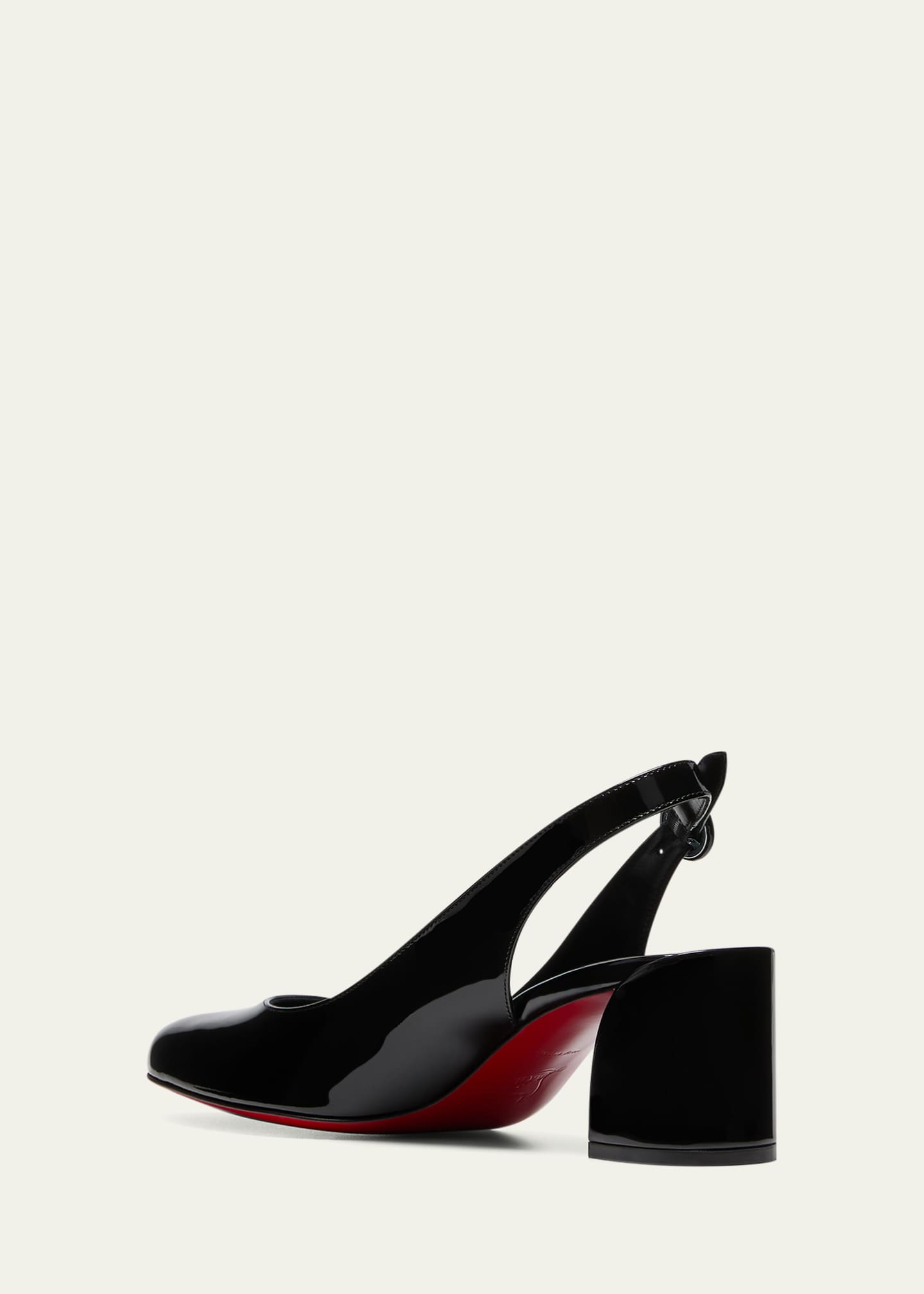 Christian Louboutin So Jane Patent Red Sole Slingback Pumps - Bergdorf ...