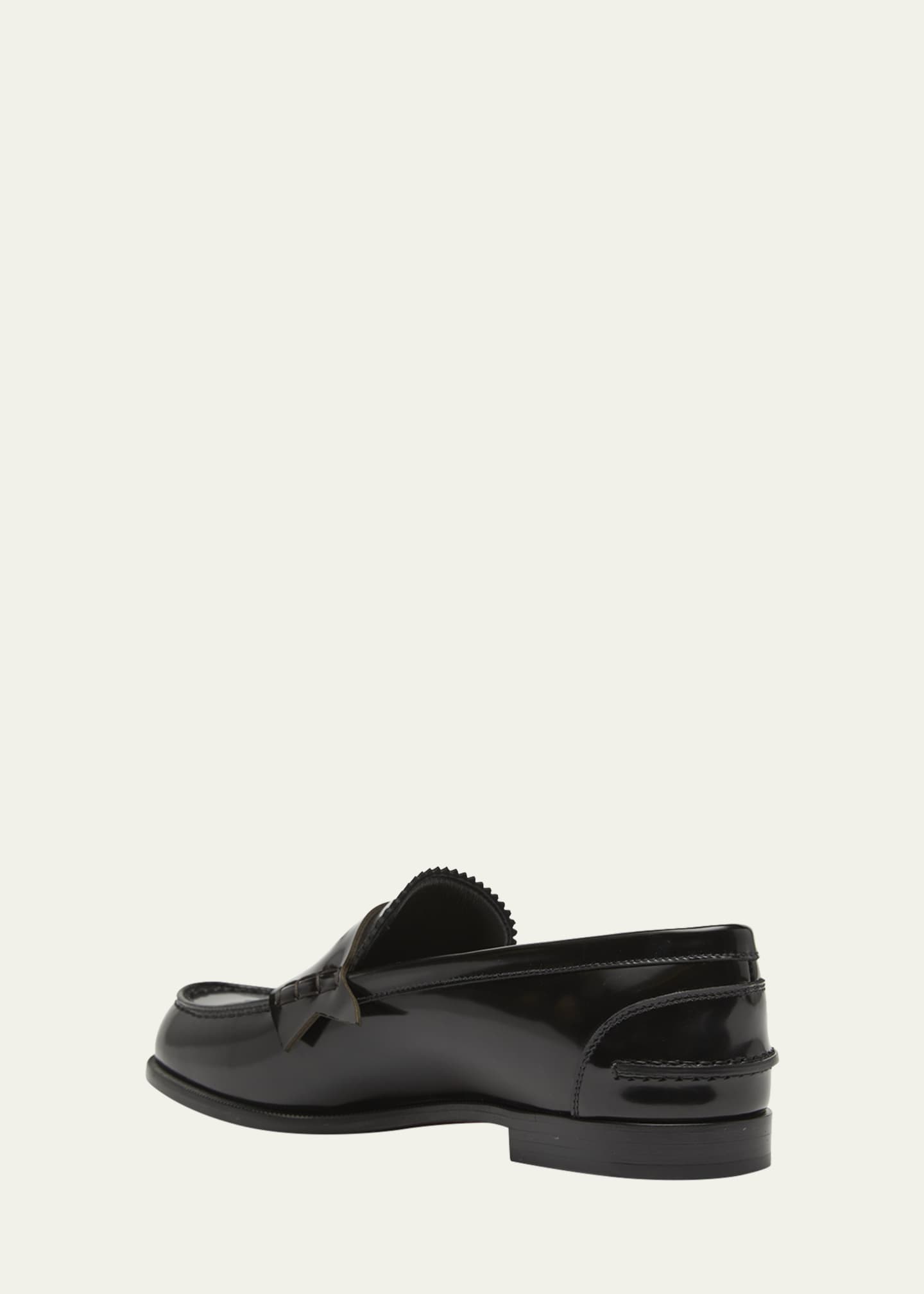 Black red bottom clearance loafers