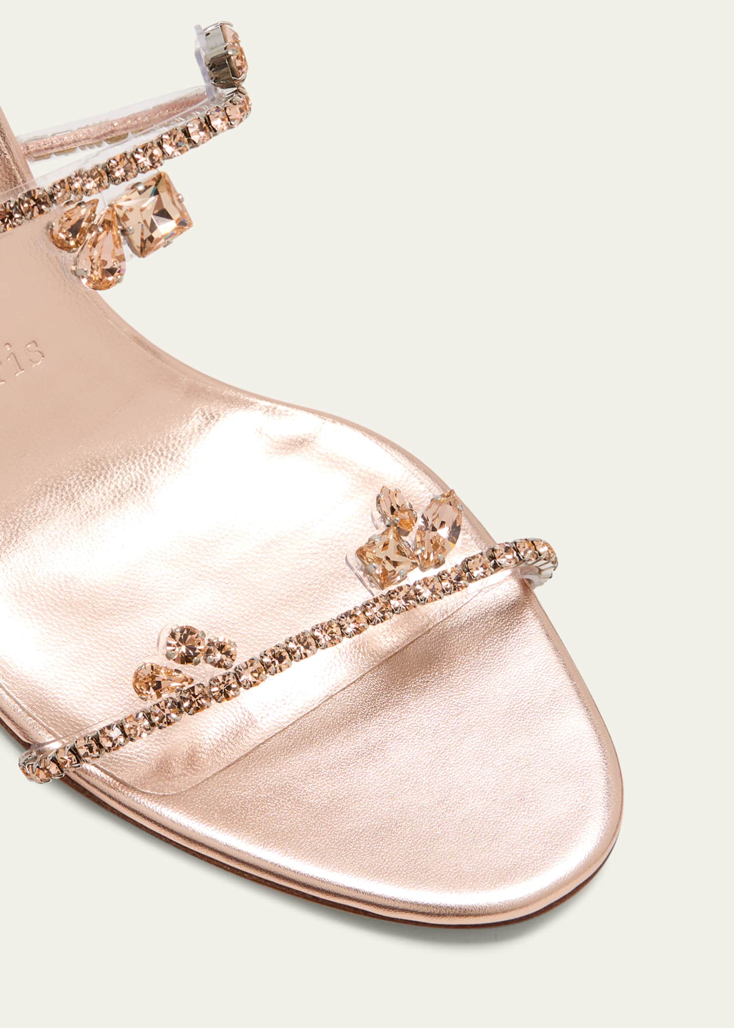 Christian Louboutin Just Queen Crystal Red Sole Mule Sandals Image 5 of 5