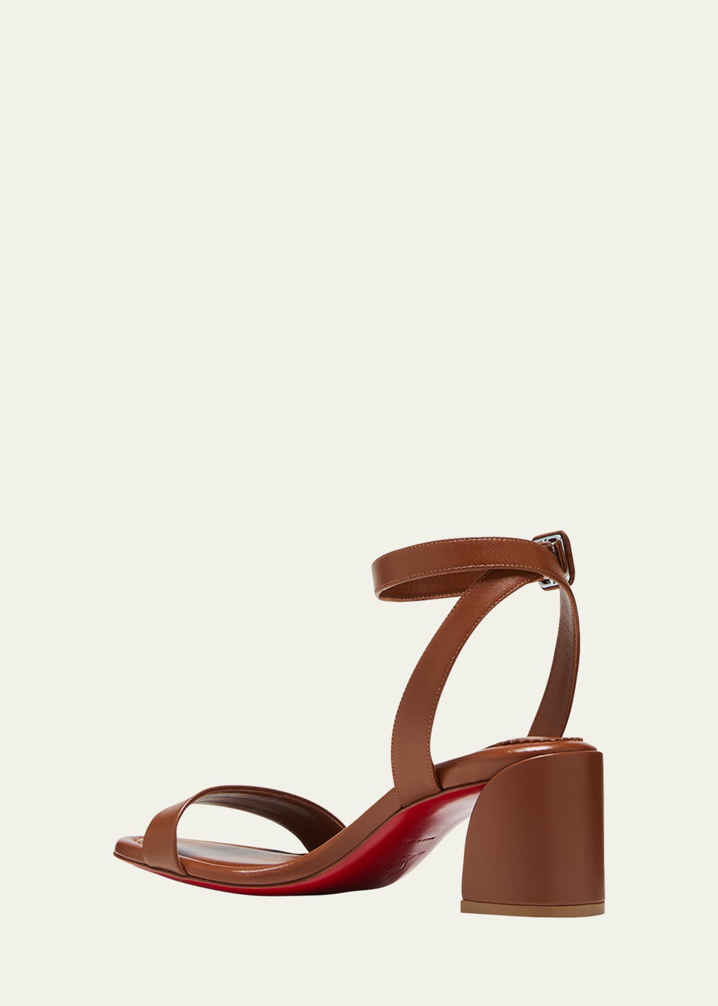 Christian Louboutin Miss Sabina Red Sole Ankle-Strap Sandals Image 4 of 5