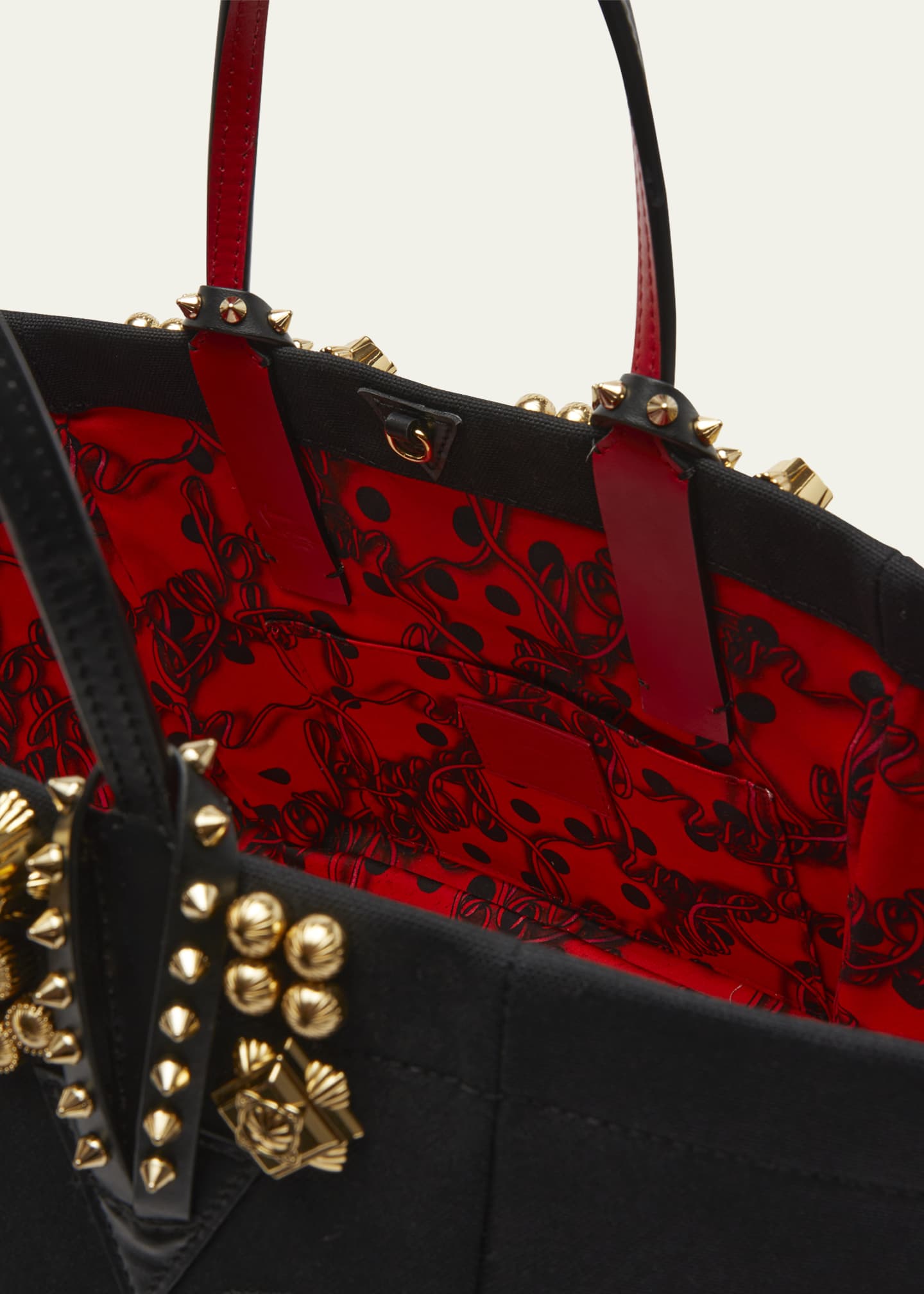 Flamencaba small Black Fabric - Handbags - Christian Louboutin