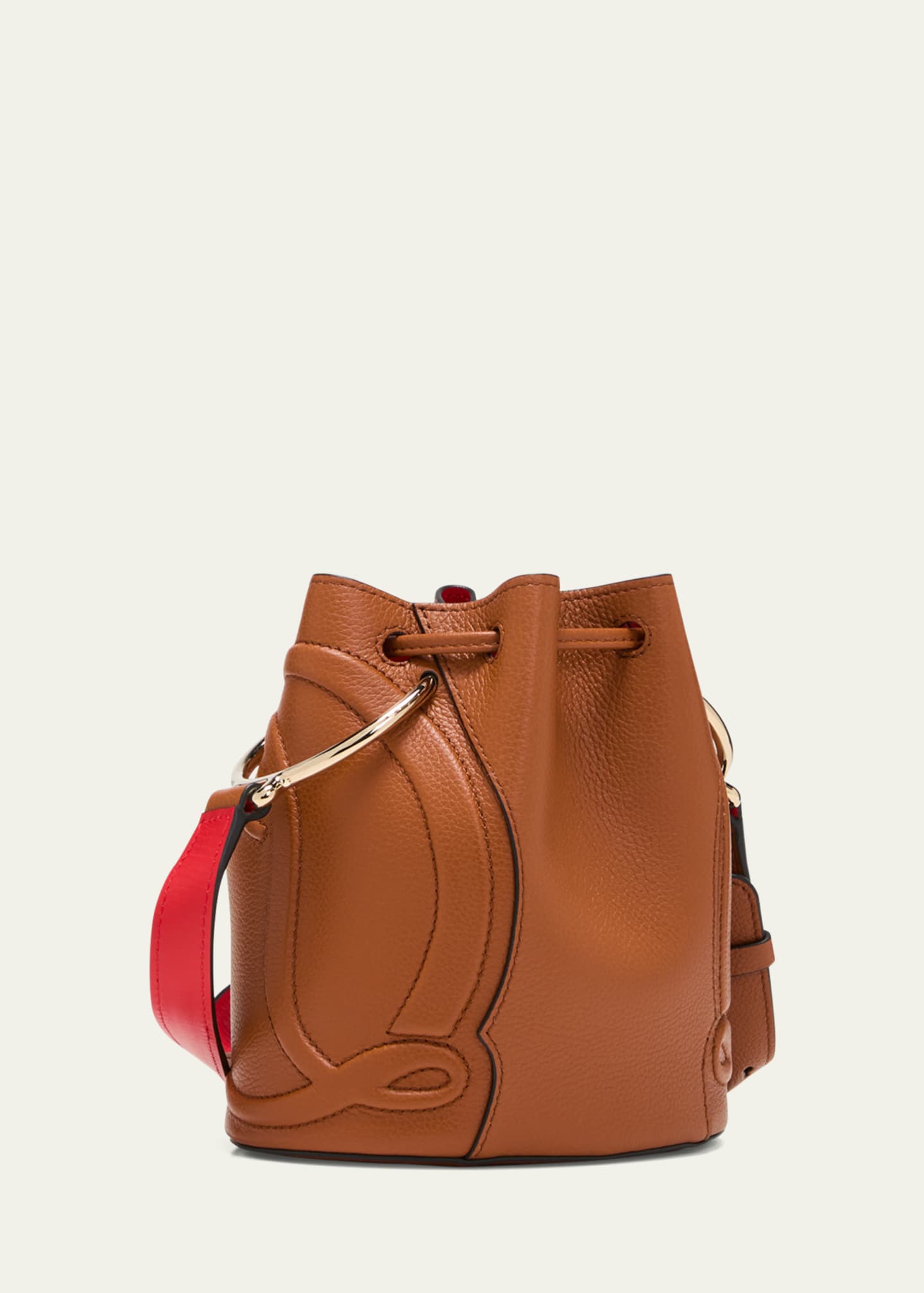 Christian Louboutin by My Side Leather Bucket Bag