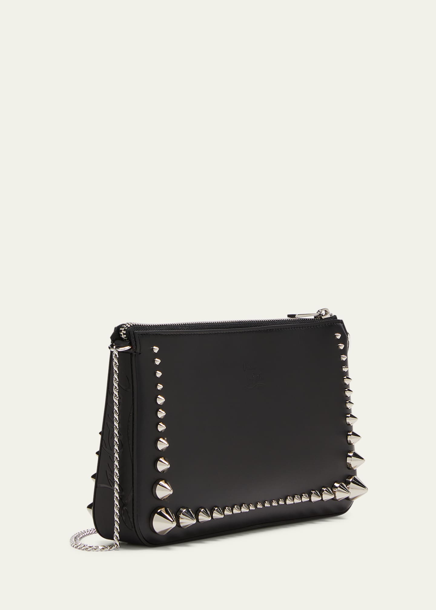 Christian Louboutin Loubila Shoulder Bag in Leather with Degrade Spikes ...