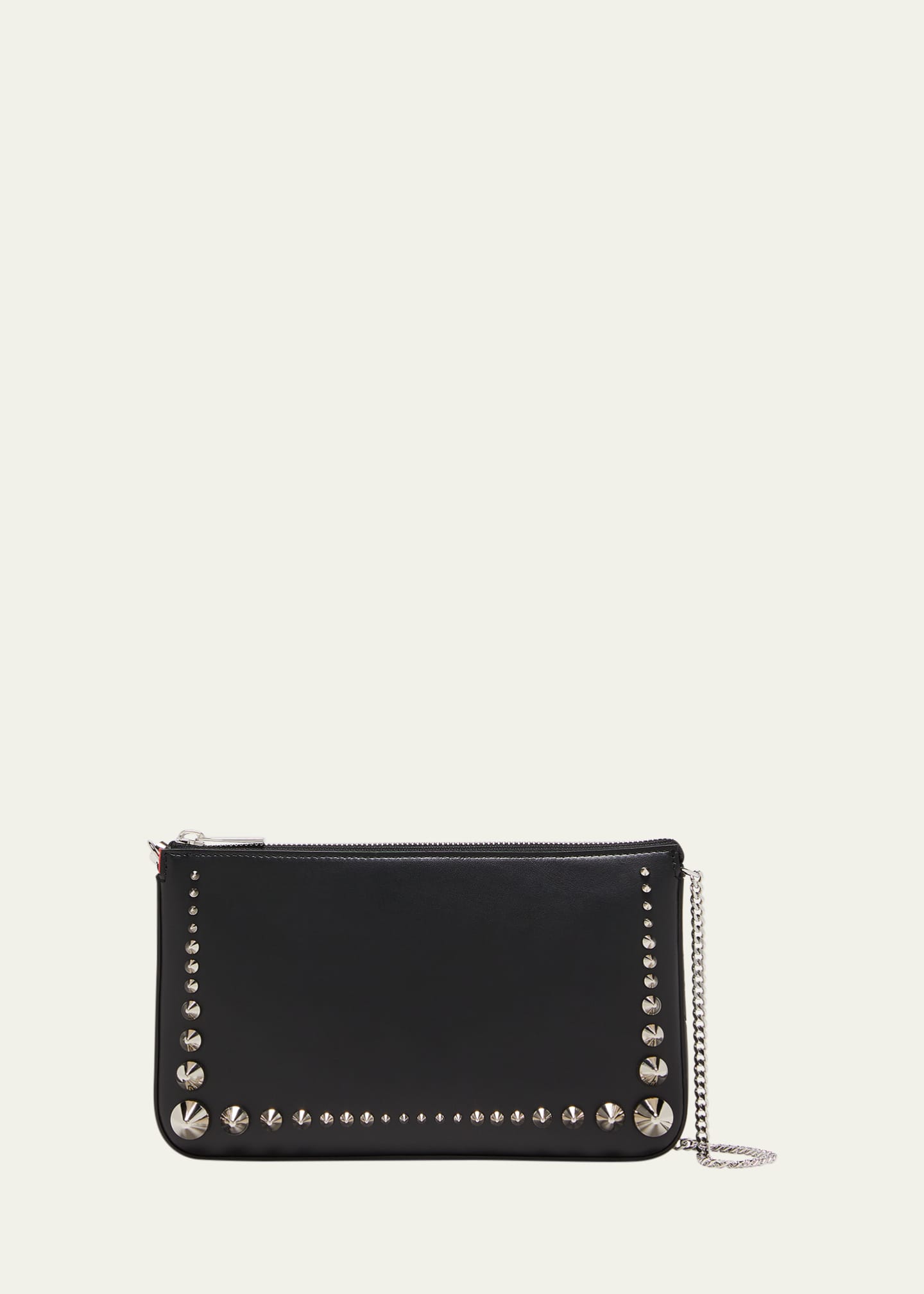 Christian Louboutin Loubila Studded Leather Pouch