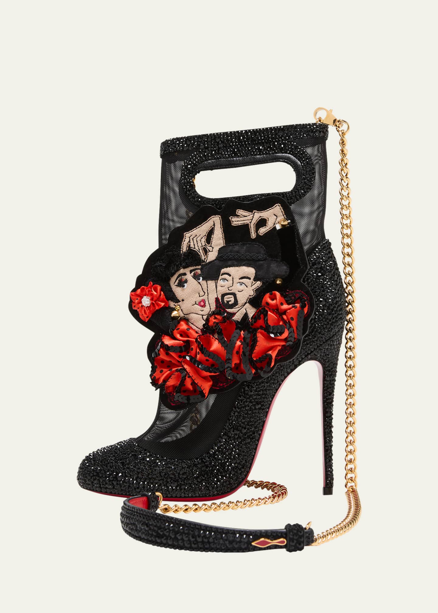 Louboutin best sale fifi strass