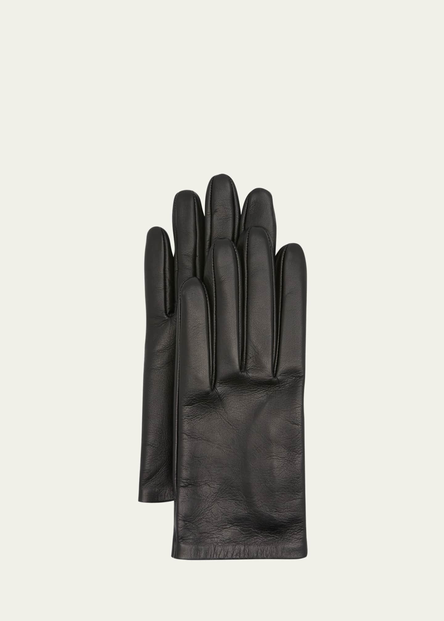 Short store leather gloves