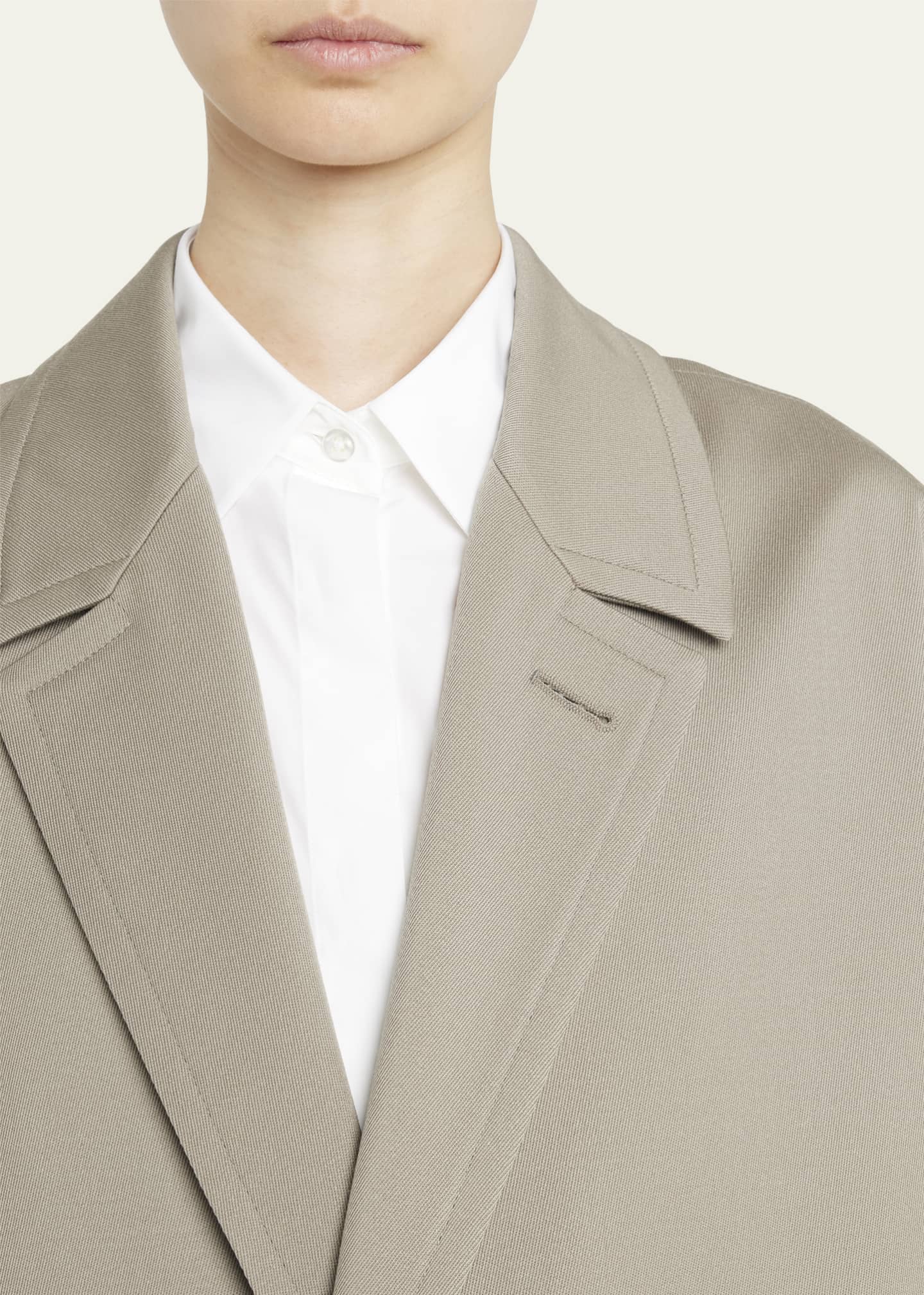 THE ROW Clancy Wool Top Coat Bergdorf Goodman