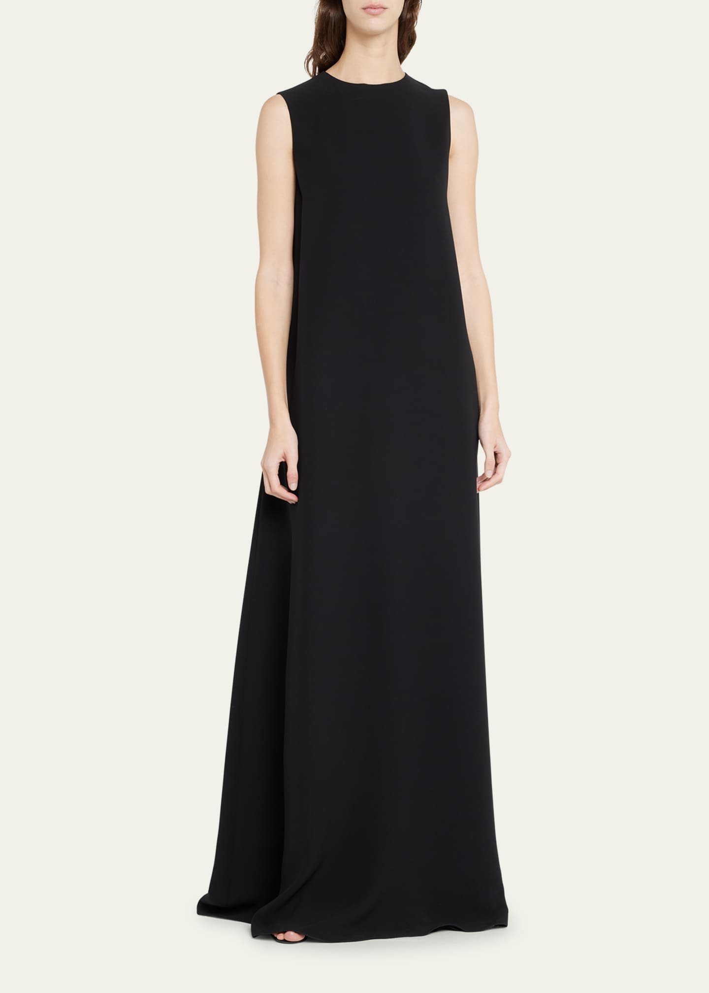 THE ROW Calanthe Wool Gown with Cape Back - Bergdorf Goodman
