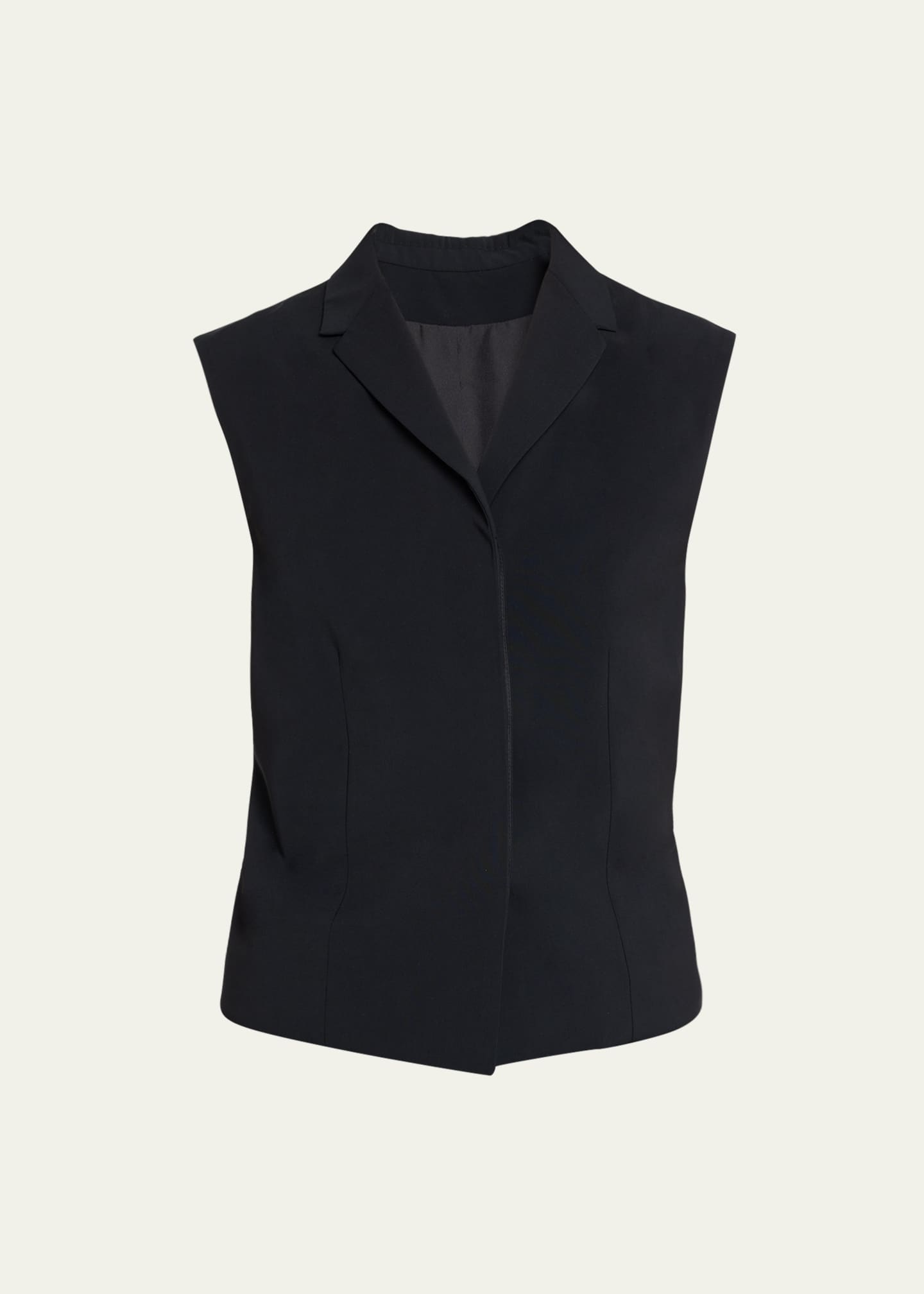 THE ROW Vestina Notched-Collar Wool-Blend Vest