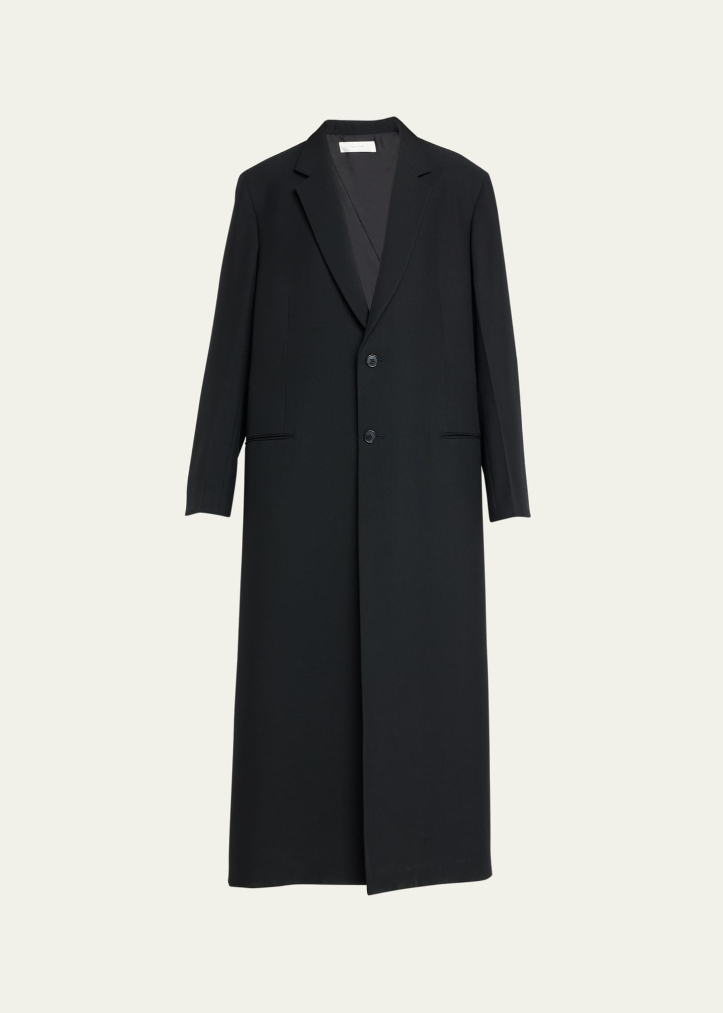 THE ROW Cheval Single Breasted Wool Mohair Coat Bergdorf Goodman