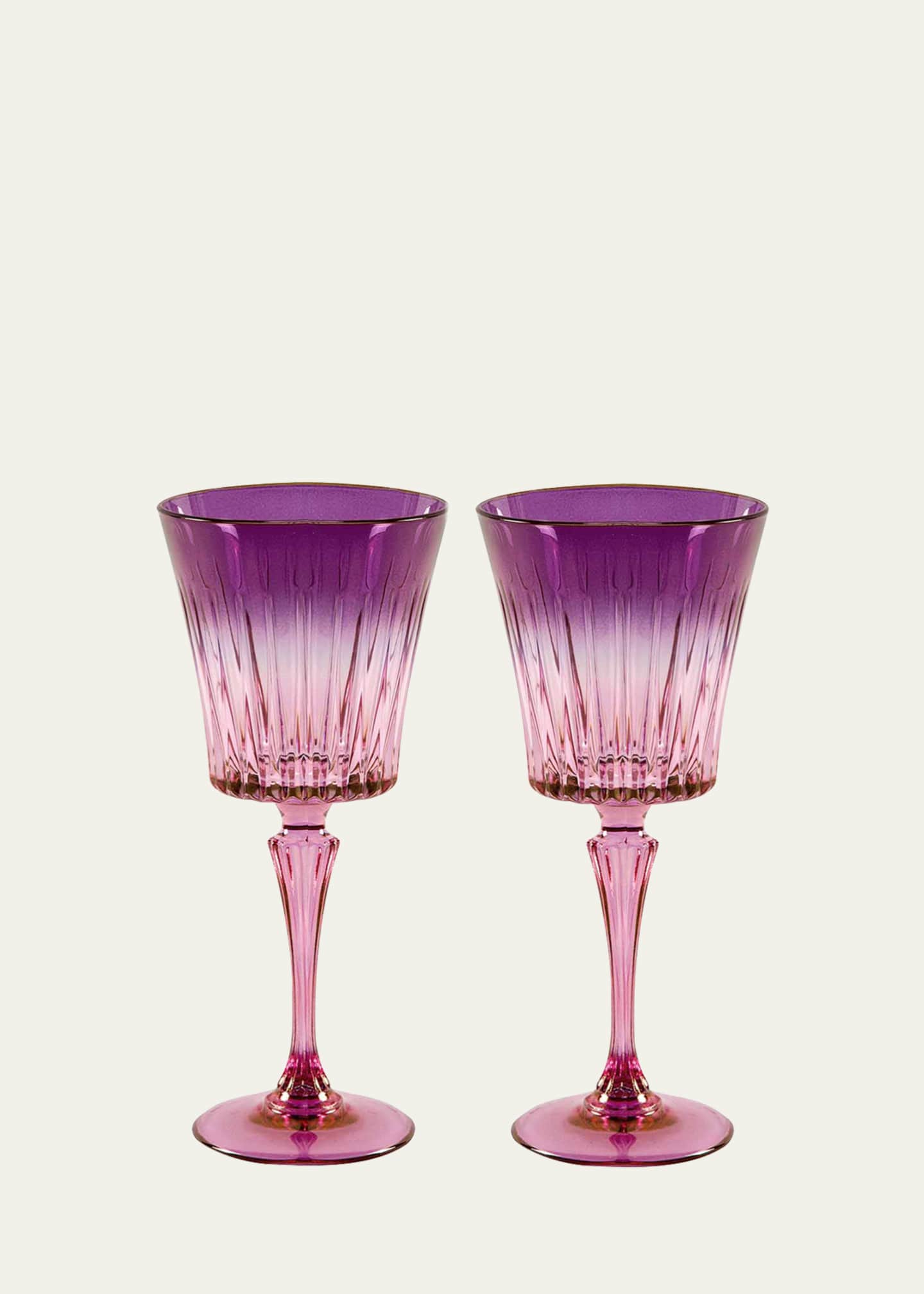 Purple on sale water glasses