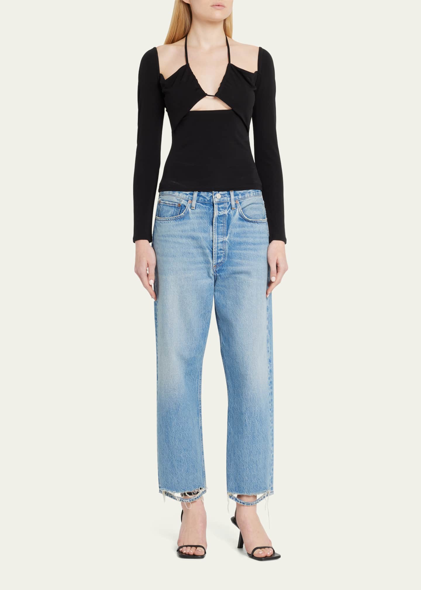 FRAME Strappy Knit Top