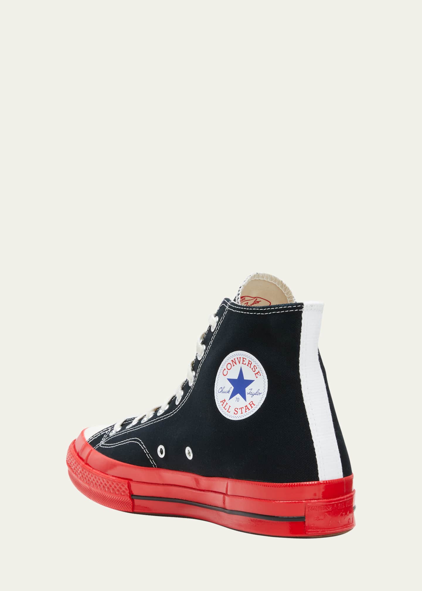 CDG Play x Converse Red Sole Canvas High-Top Sneakers - Bergdorf Goodman