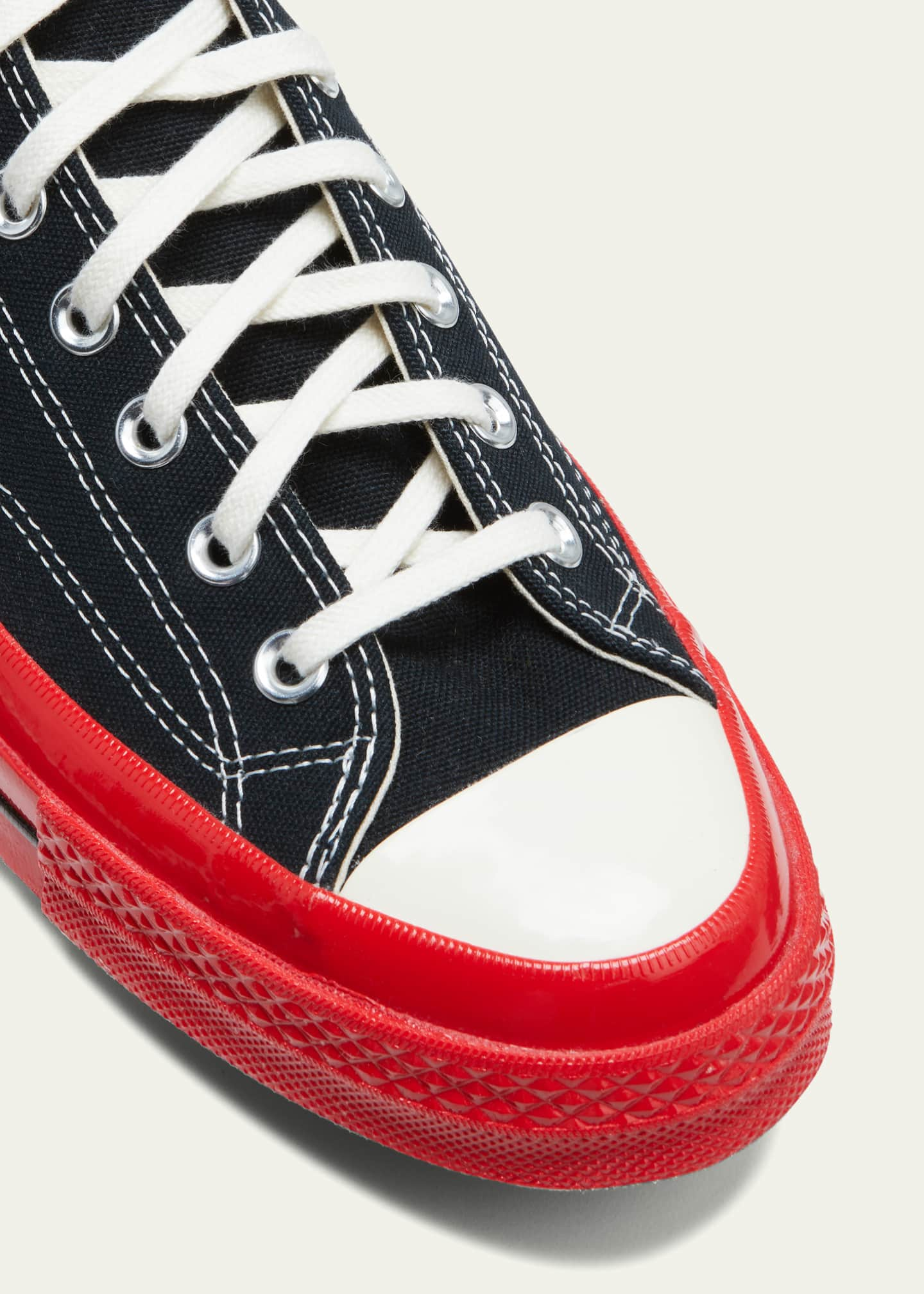 CDG Play x Converse Red Sole Canvas High-Top Sneakers - Bergdorf Goodman