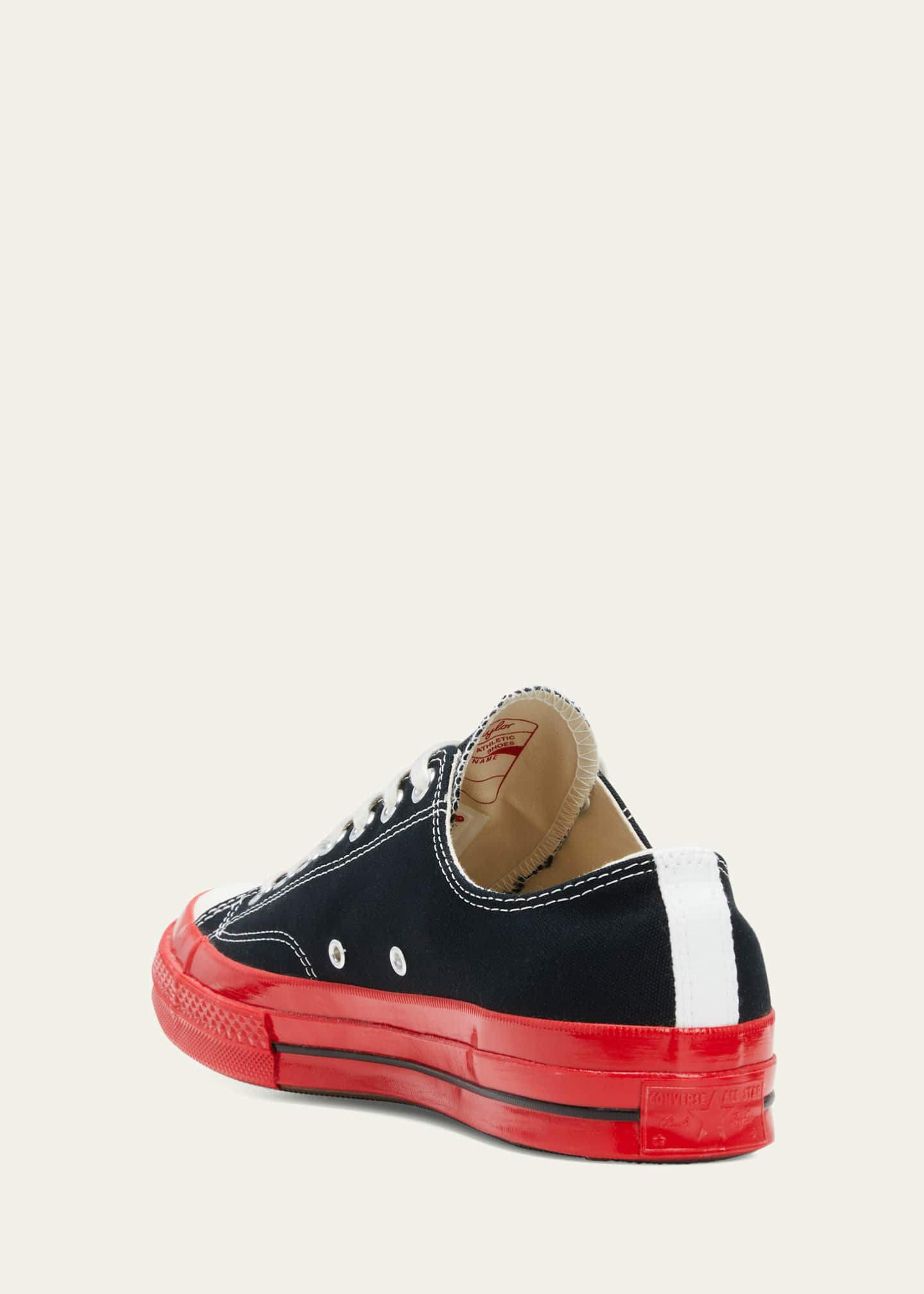 CDG Play x Converse Red Sole Canvas Low-Top Sneakers - Bergdorf Goodman