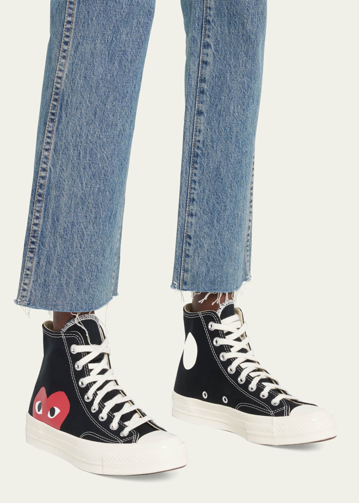 operation forvisning klik CDG Play x Converse Chuck Taylor Canvas High-Top Sneakers - Bergdorf Goodman