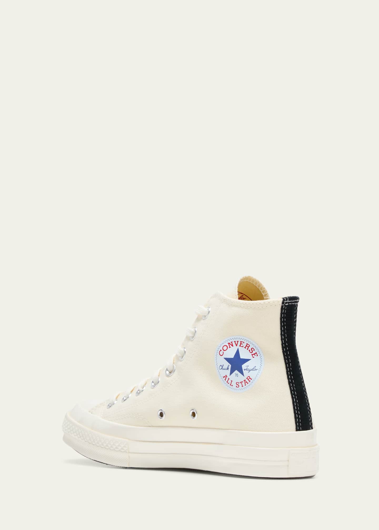 CDG Play x Converse Chuck Taylor Canvas High Top Sneakers