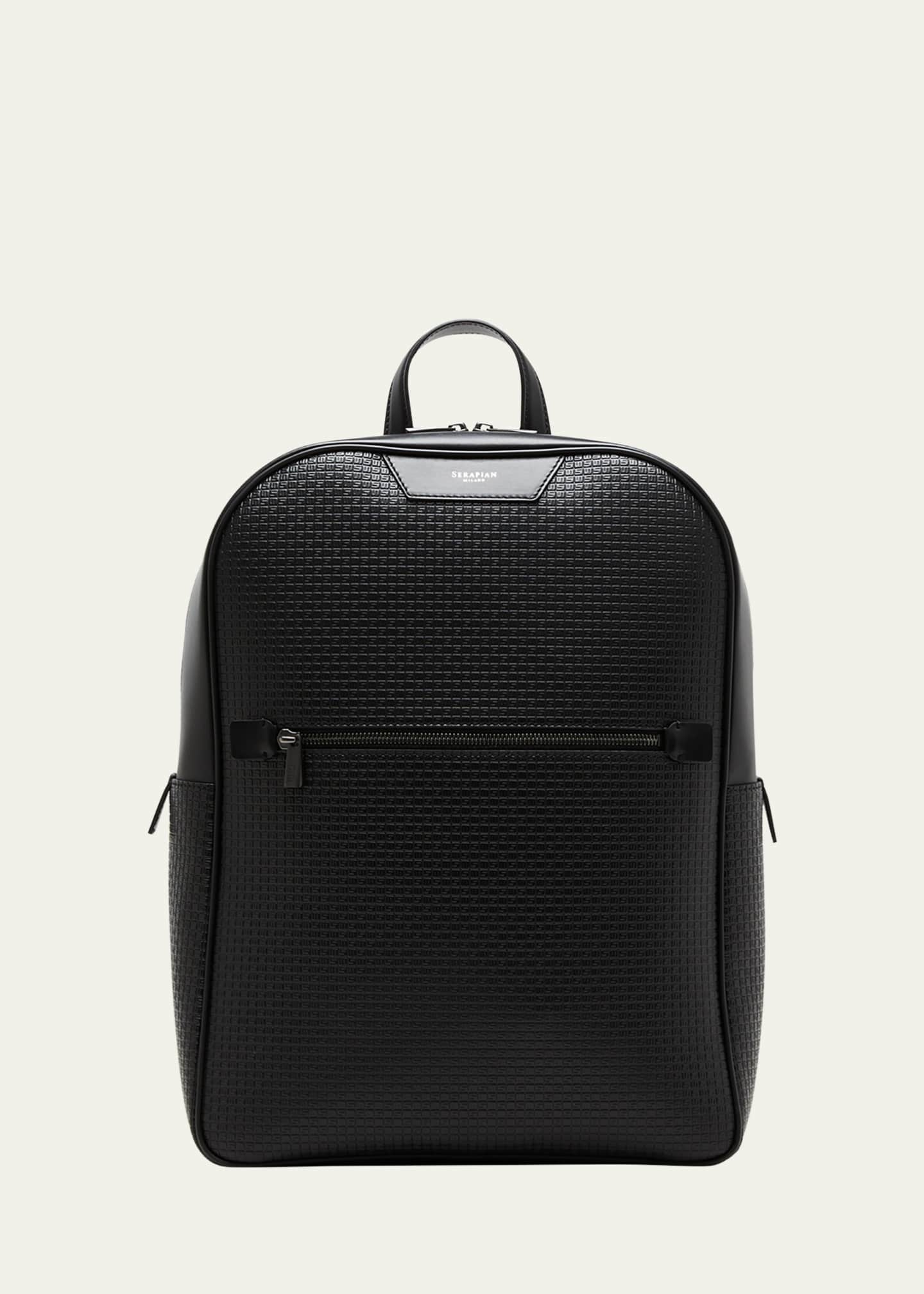 Serapian Men's Stepan and Leather Backpack Bergdorf Goodman